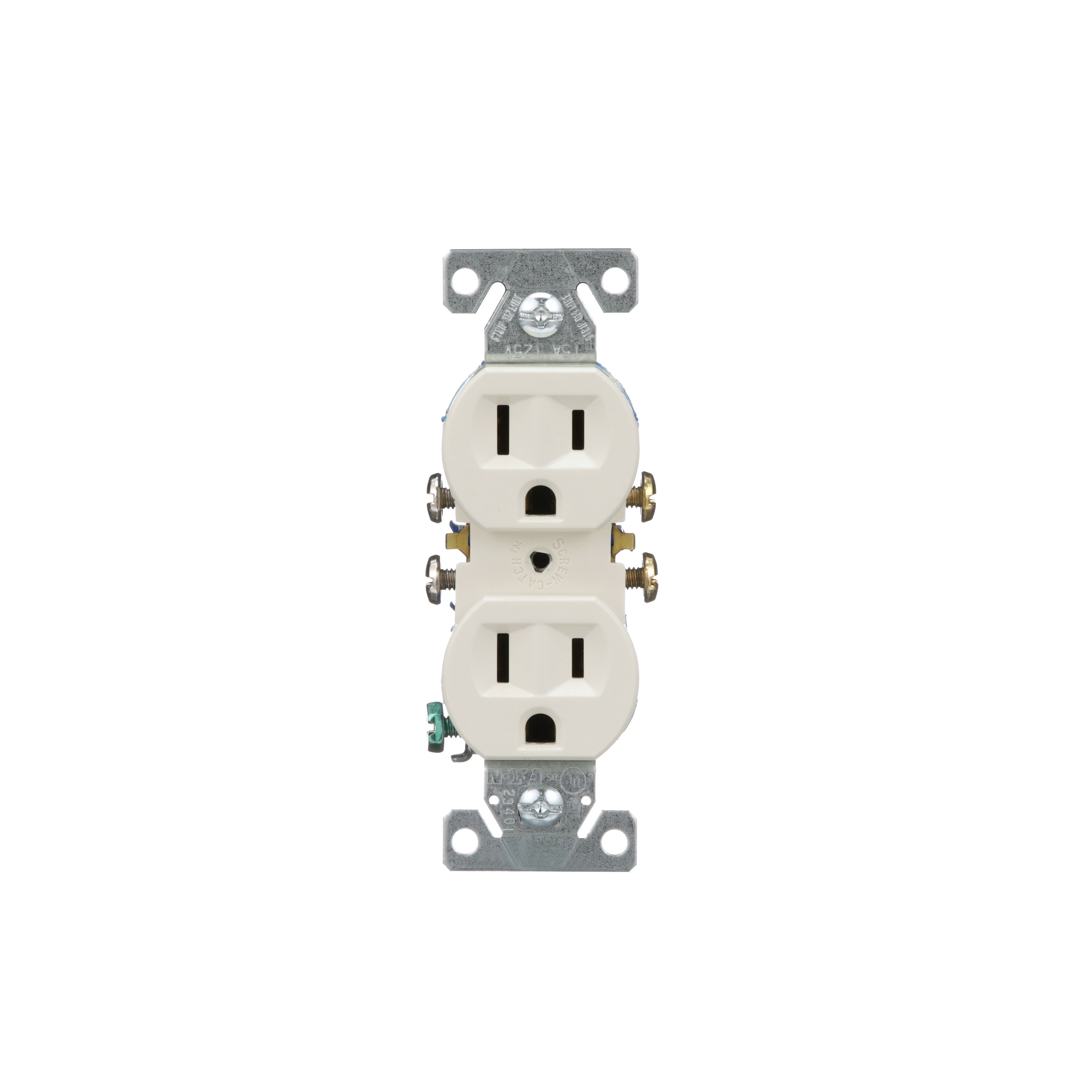 Eaton 270LA-10-LW 15 -Amp 125-volt Residential Duplex Outlet , Light almond 10 -Pack