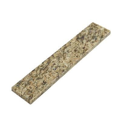 Bestview Santa Cecilia Light 4-in H x 21.25-in L Brown/Polished Granite Bathroom Side Splash Bestview Santa Cecilia Light 4-in H x 21.25-in L Brown/Polished Granite Bathroom Side Splash