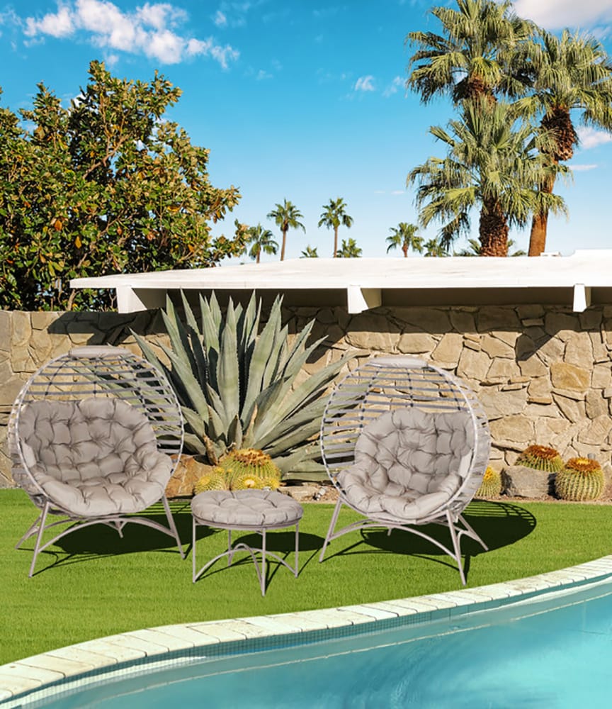 Flowerhouse FHMOD400-SAND-SET Patio-Conversation-Sets - View #2