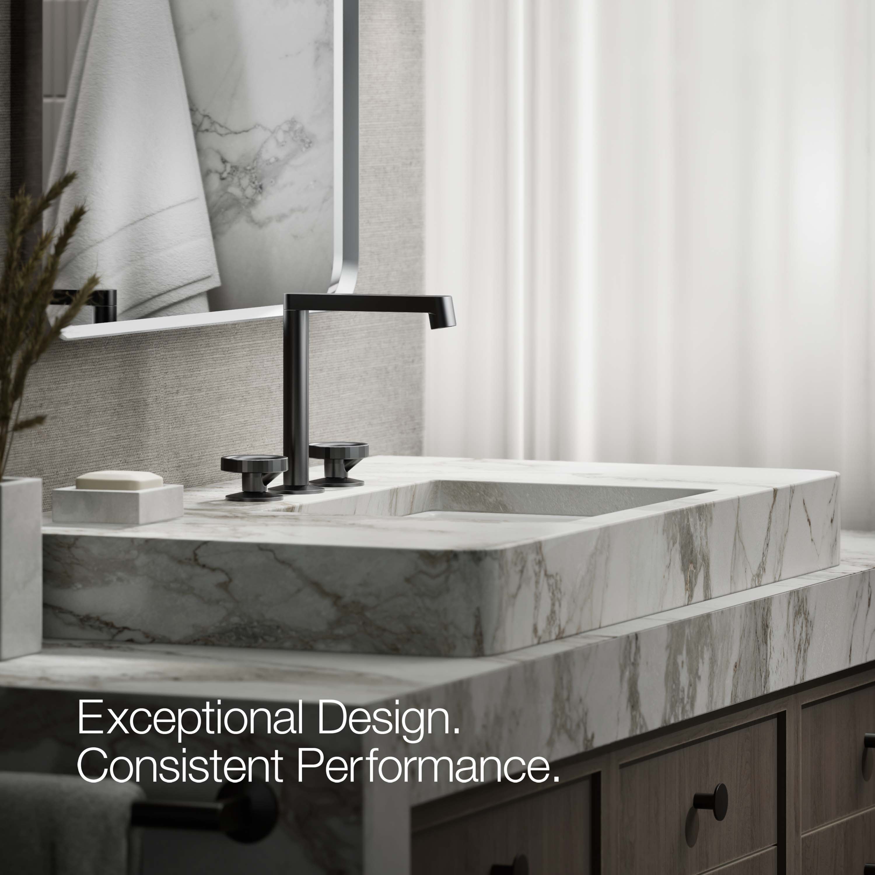 KOHLER K-77974-9-BL Faucet-Tub-Shower-Handles - View #3