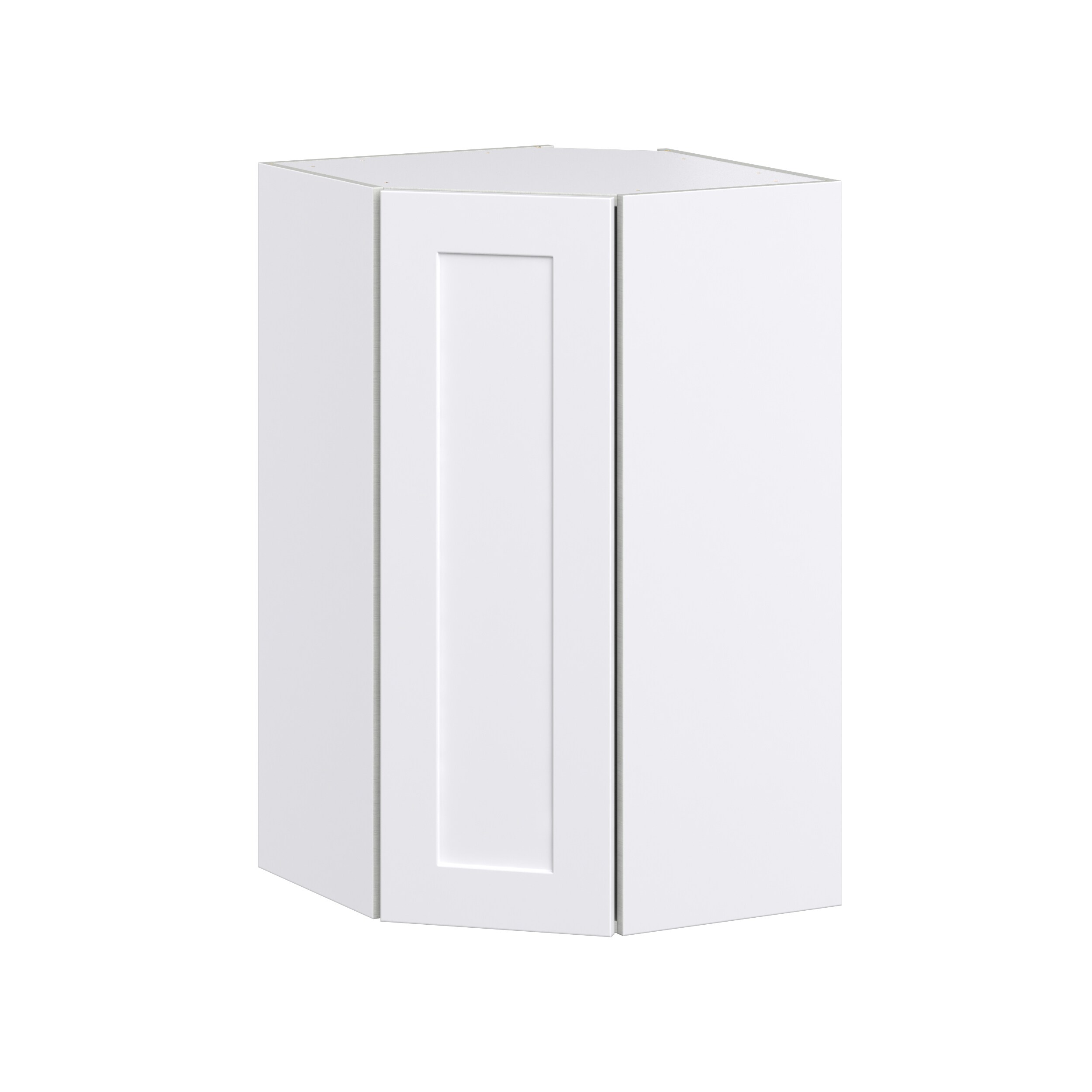 Hugo&Borg Jolie 24-in W x 40-in H x 14-in D Warm White 2-Drawers Wall Fully Assembled Cabinet (Recessed Panel Shaker Style)