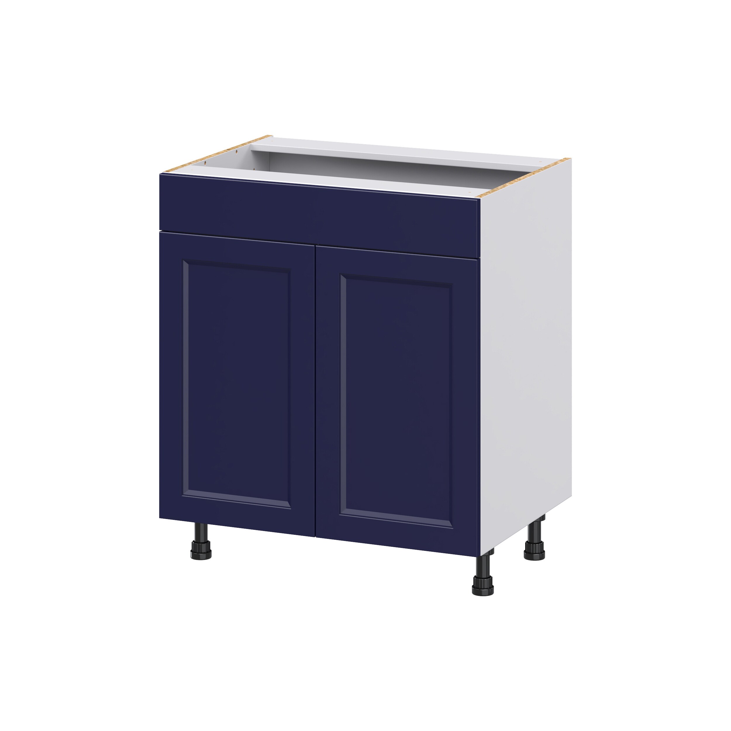 Hugo&Borg DSVS30-LO Lorette 30-in W x 34.5-in H x 21-in D Navy Blue Sink Base Fully assembled Cabinet (Recessed Panel Shaker)