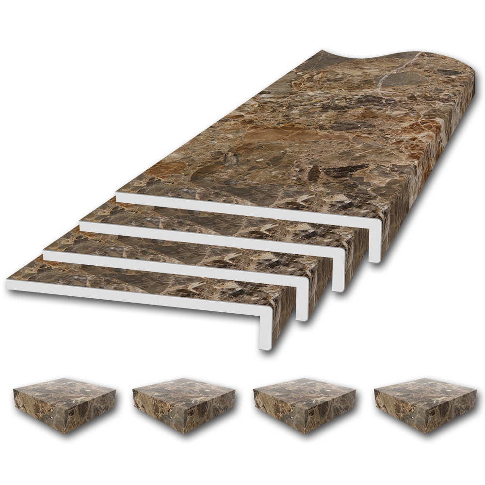 FlexStone FLXWTK648R4BP Window Sill Trim Kit In Breccia Paradiso