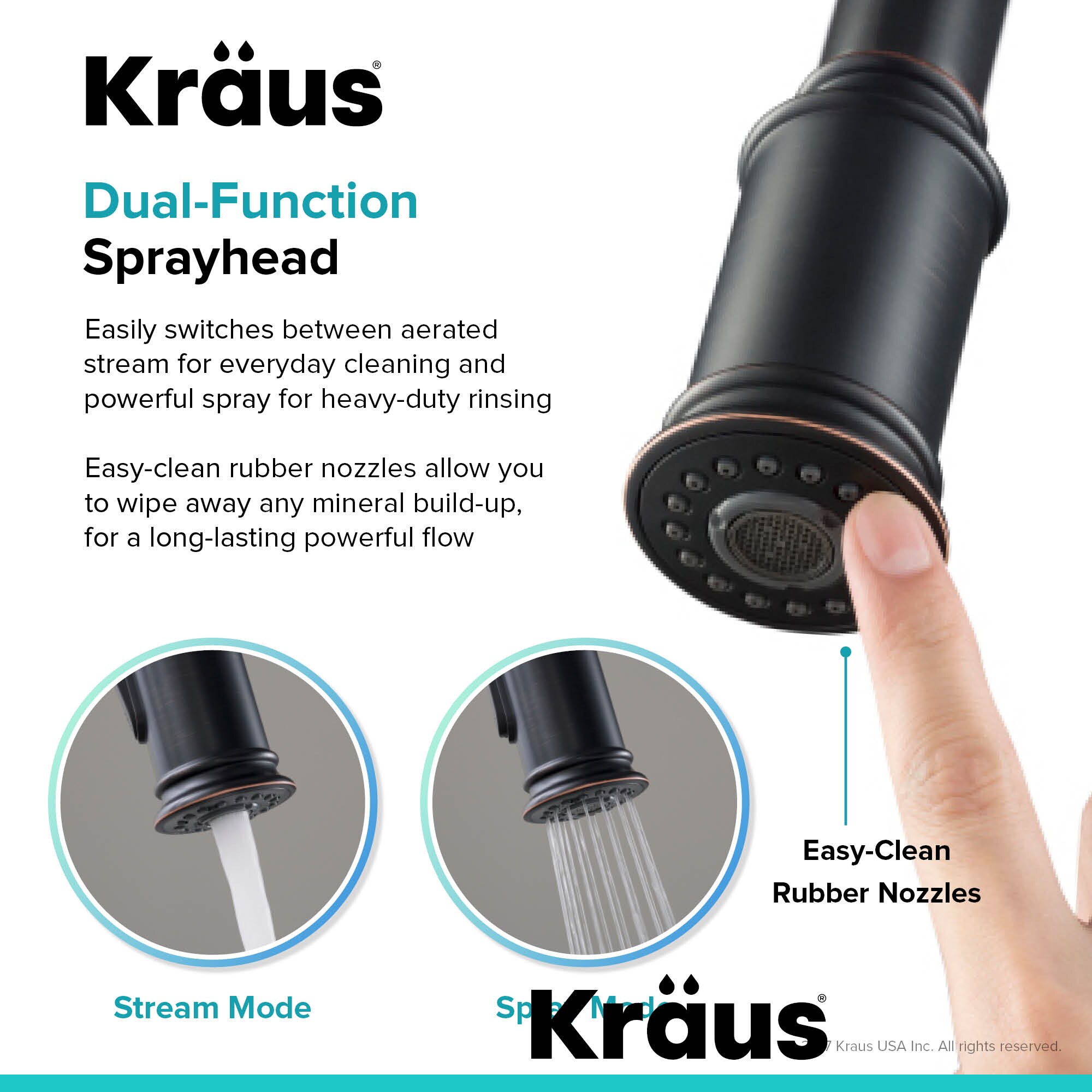 Kraus KPF-1680ORB-KSD80ORB Kitchen-Faucets - View #5