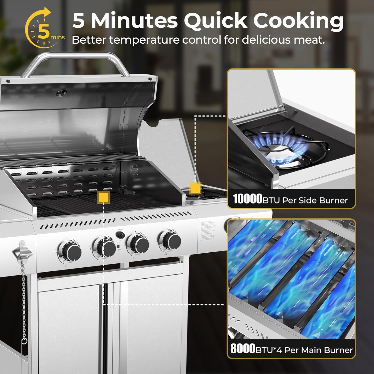 Antarctic Star G0141B Gas-Grill - View #7