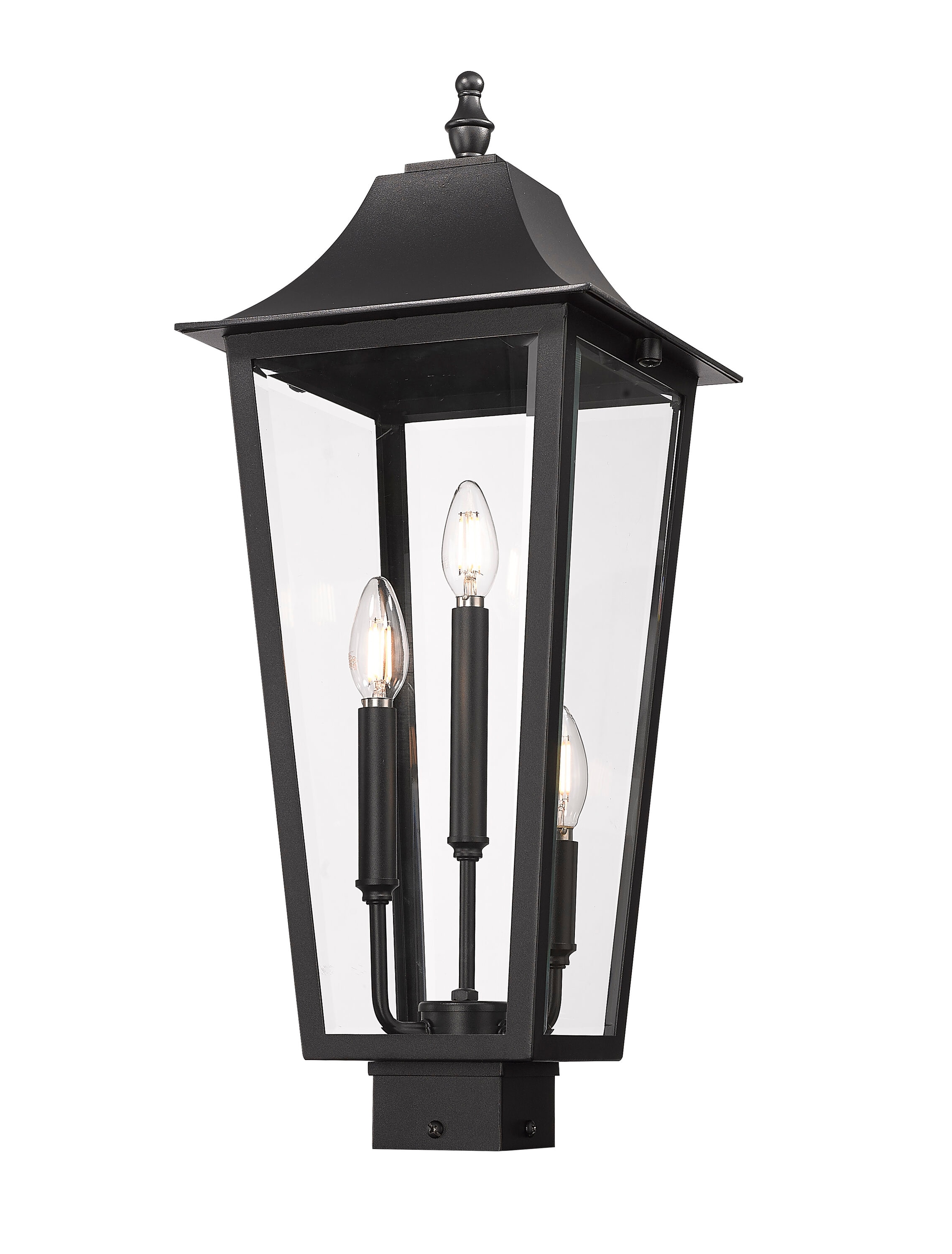 Z-Lite 5008PHBS-BK Post-Lights - View #2