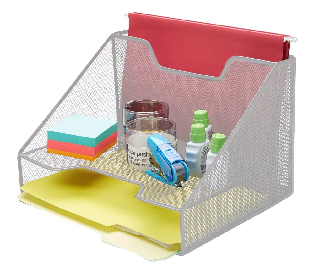 Mind Reader MESHBOX3-SIL Desktop-Organizers - View #4