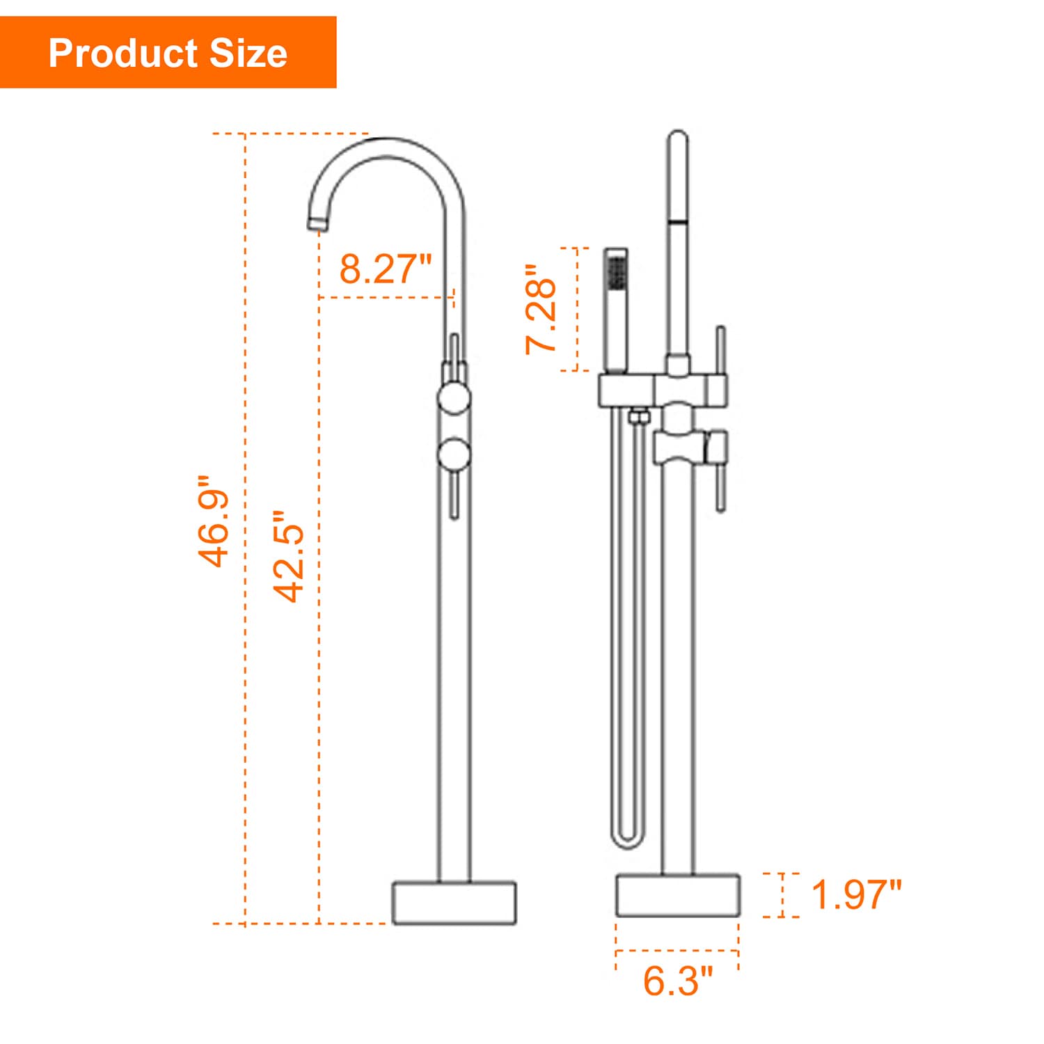Cobbe LSSFTFL1302G Roman-Tub-Faucets - View #11
