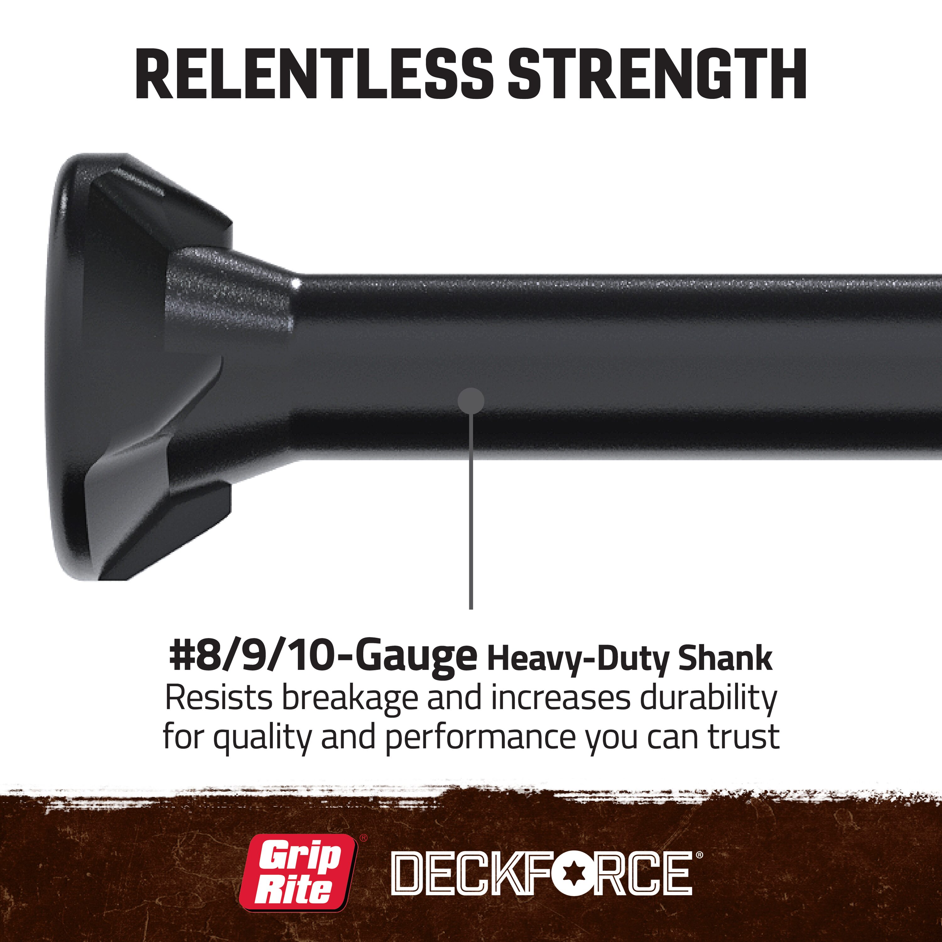DeckForce by Grip Rite GRDFASSTBLK Deck-Screws - View #6