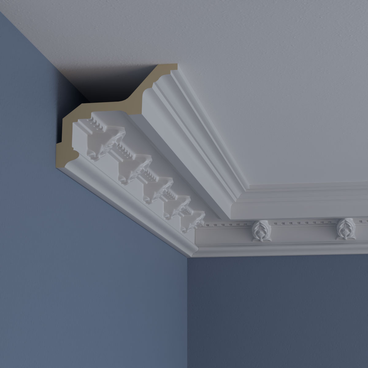 Ekena Millwork MLD04X05X07CO-CASE-2 Crown-Moulding - View #9