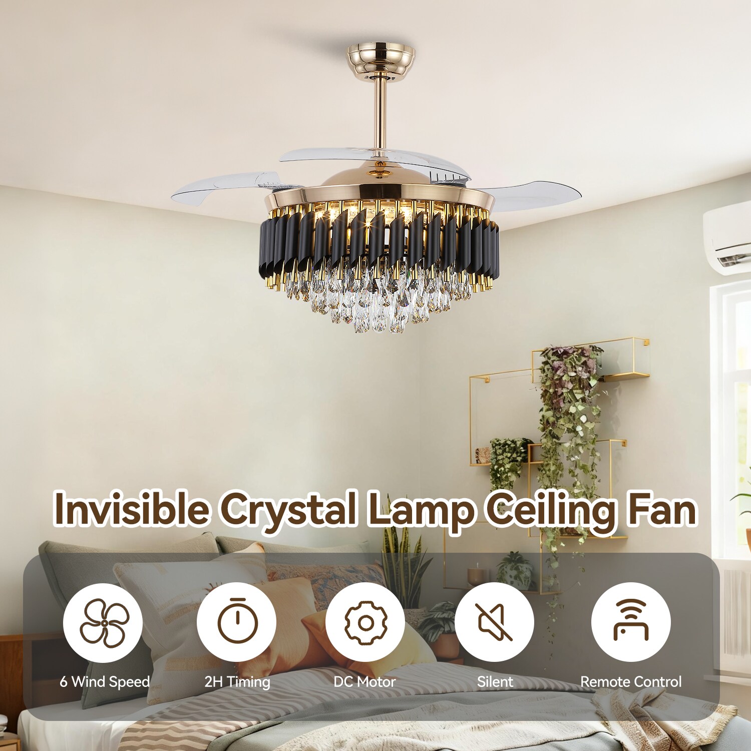 Kviflon LW9017-48GD Ceiling-Fans - View #2