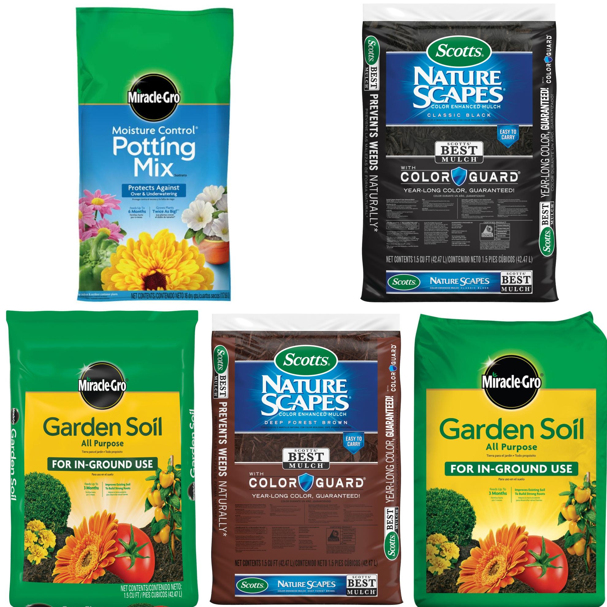 Miracle-Gro Small Space Garden Boost: Moisture-Saving Soil & Mulch for Big Results