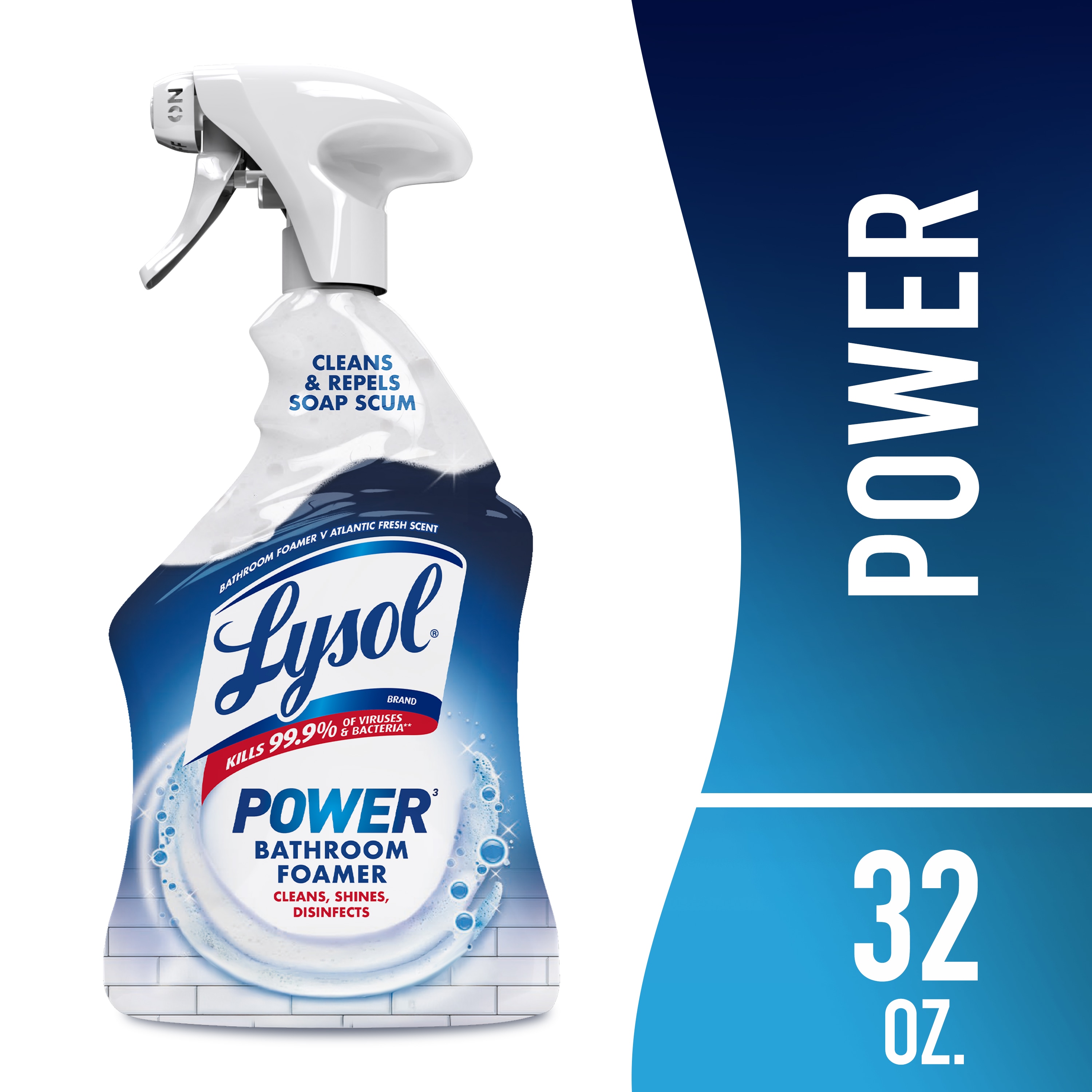LYSOL Power 32 Fluid ounce(s) Atlantic Fresh Liquid Multipurpose Bathroom Cleaner