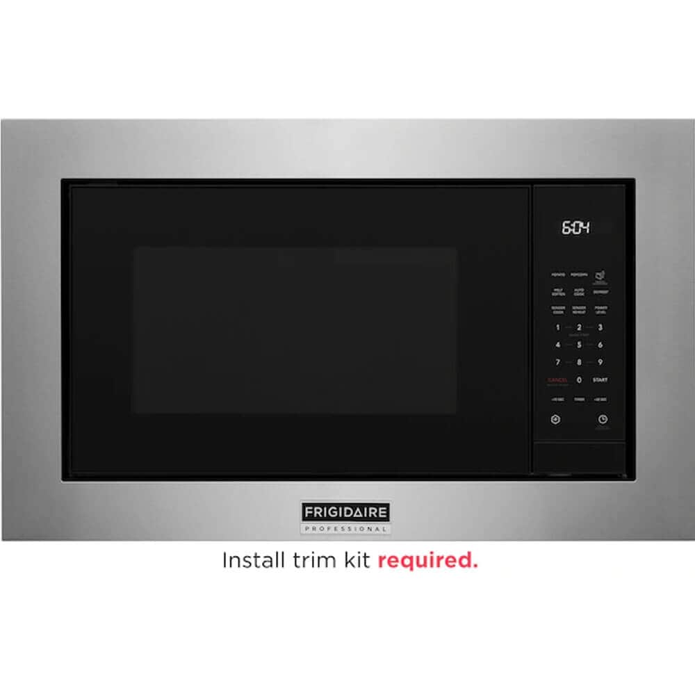 Frigidaire - Smudge-Proof Stainless Steel- Sensor Cook- Trim Kit Required- Sensor Reheat- Quick Start Options- Melt Setting- 16 1/2 Diameter Glass Turntable #PMBS3080BF