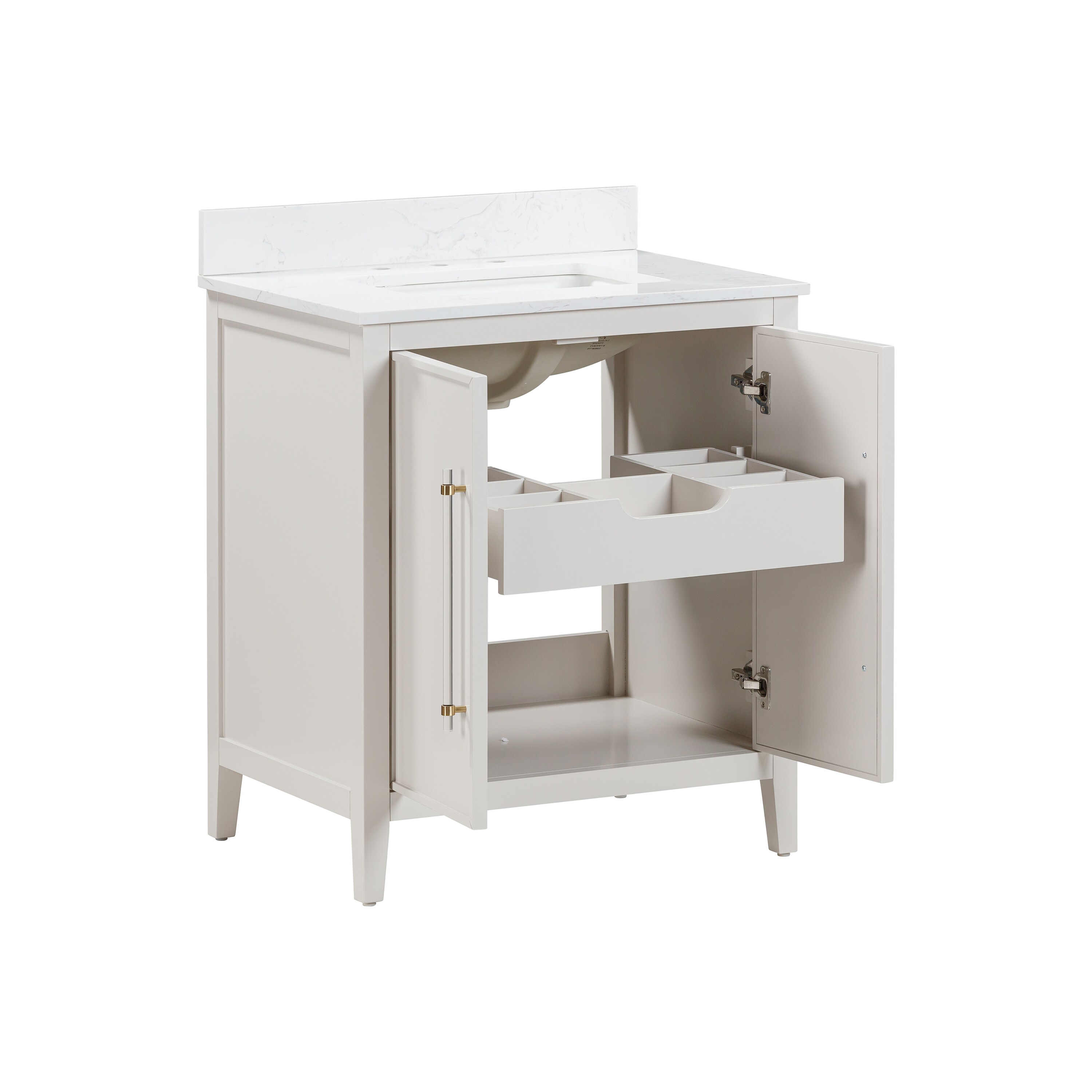 Origin 21 Alise 30-in Agreeable Gray Undermount Single Sink