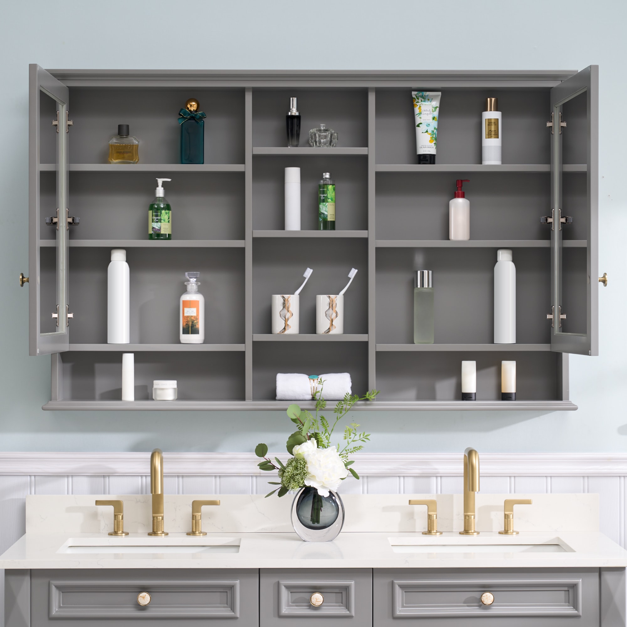 WELLFOR MED55YS1TG Bathroom-Medicine-Cabinets - View #4