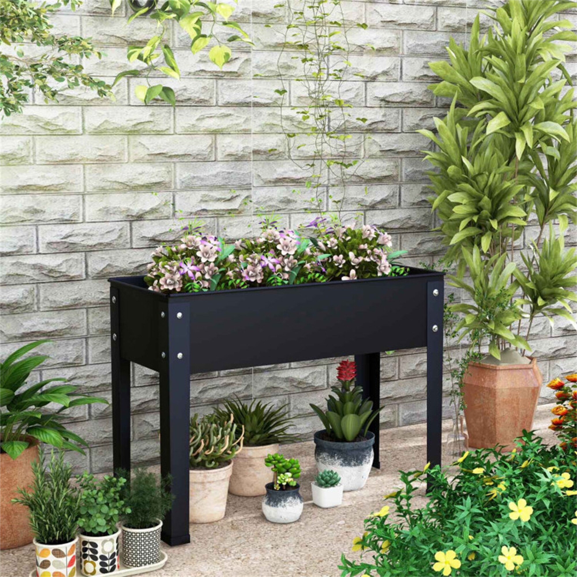 BABOOM BOM-T3985BK-CO Raised-Planter-Boxes - View #3