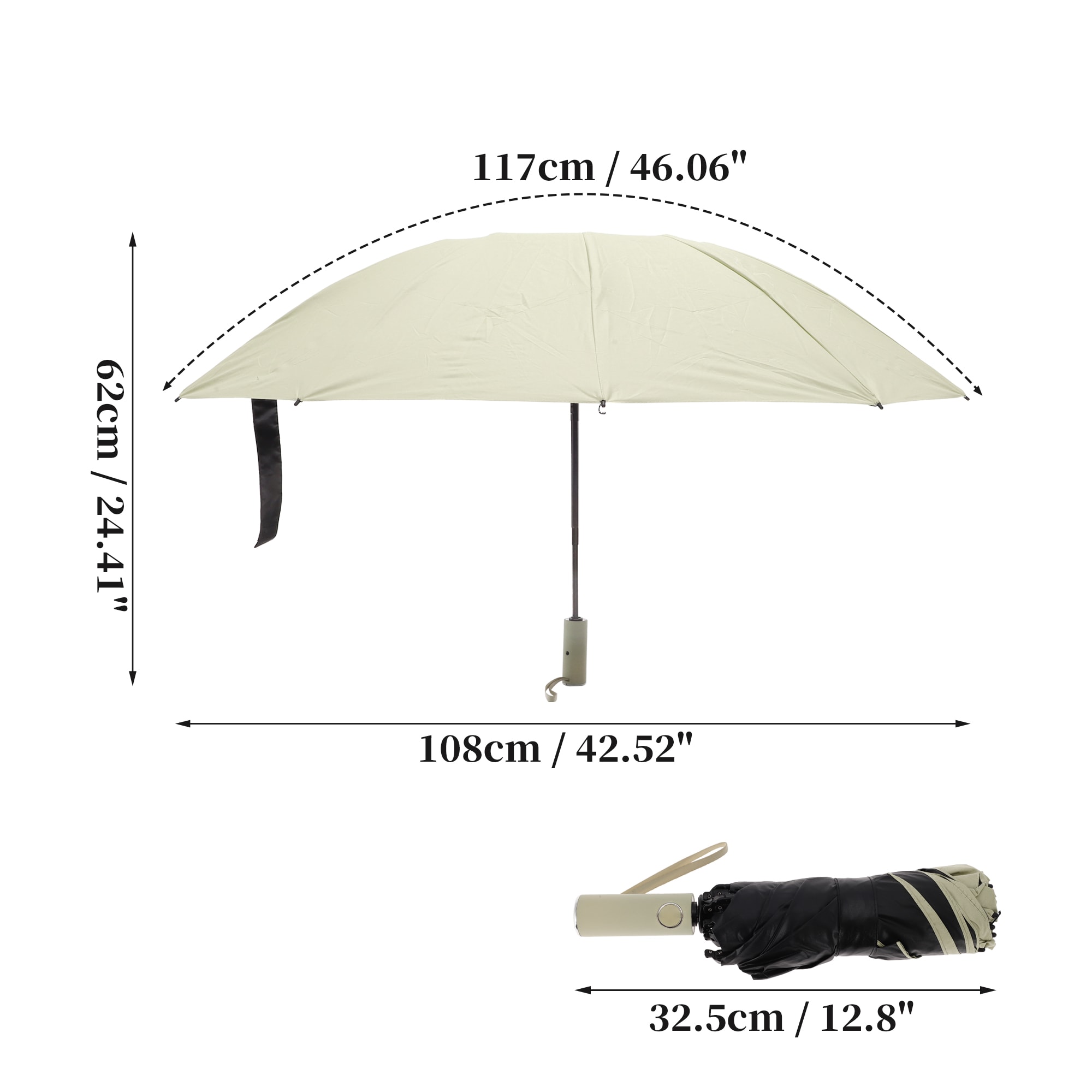 Unique Bargains S26010903UX2113 Umbrellas-3 - View #2