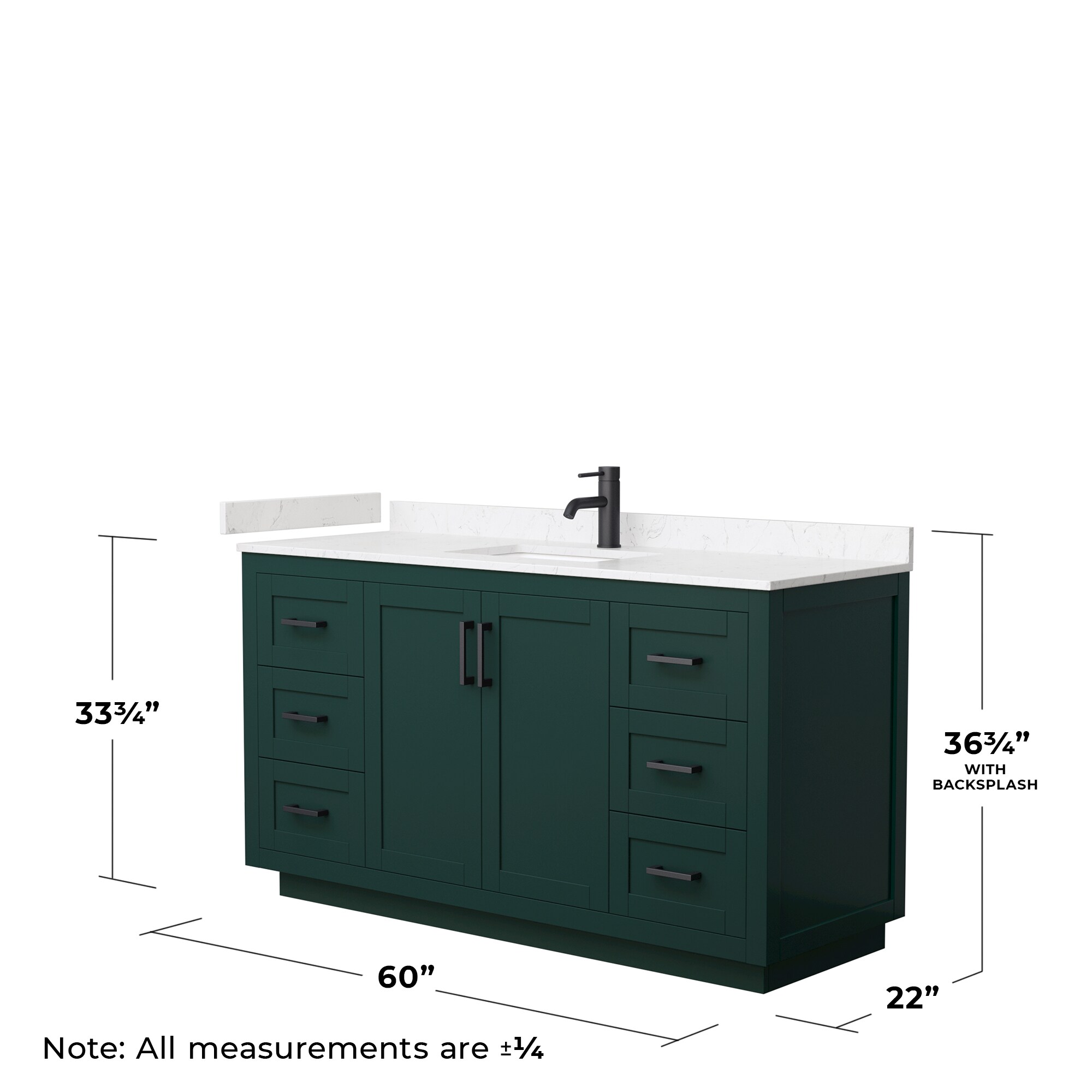 Wyndham Collection WCF292960SGKC2UNSMXX Bath-Vanity-Combo - View #5