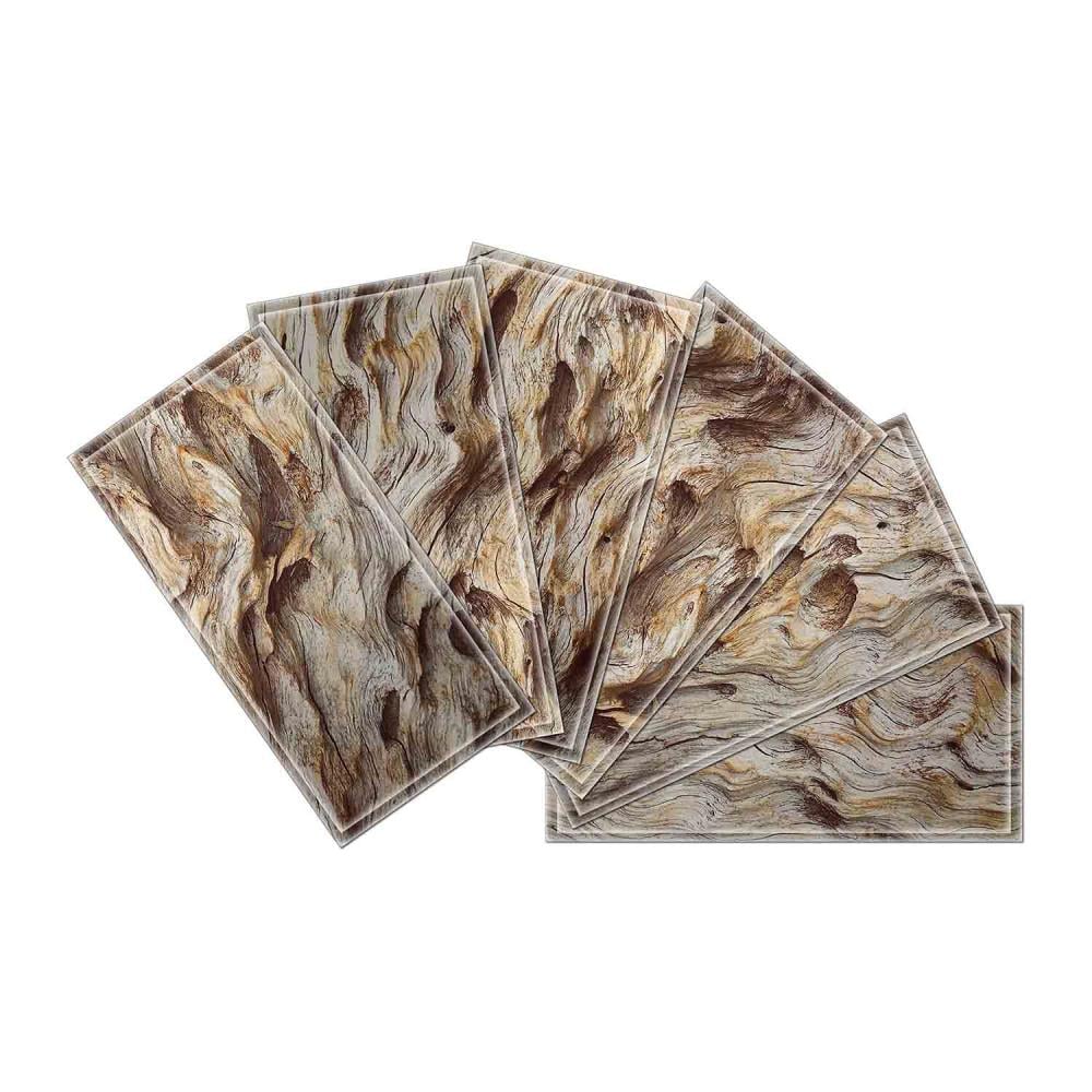 Instant Mosaic 6350101 Upscale Designs 64-Pack Multicolor 3-in x 6-in Glossy Glass Random Wall Tile