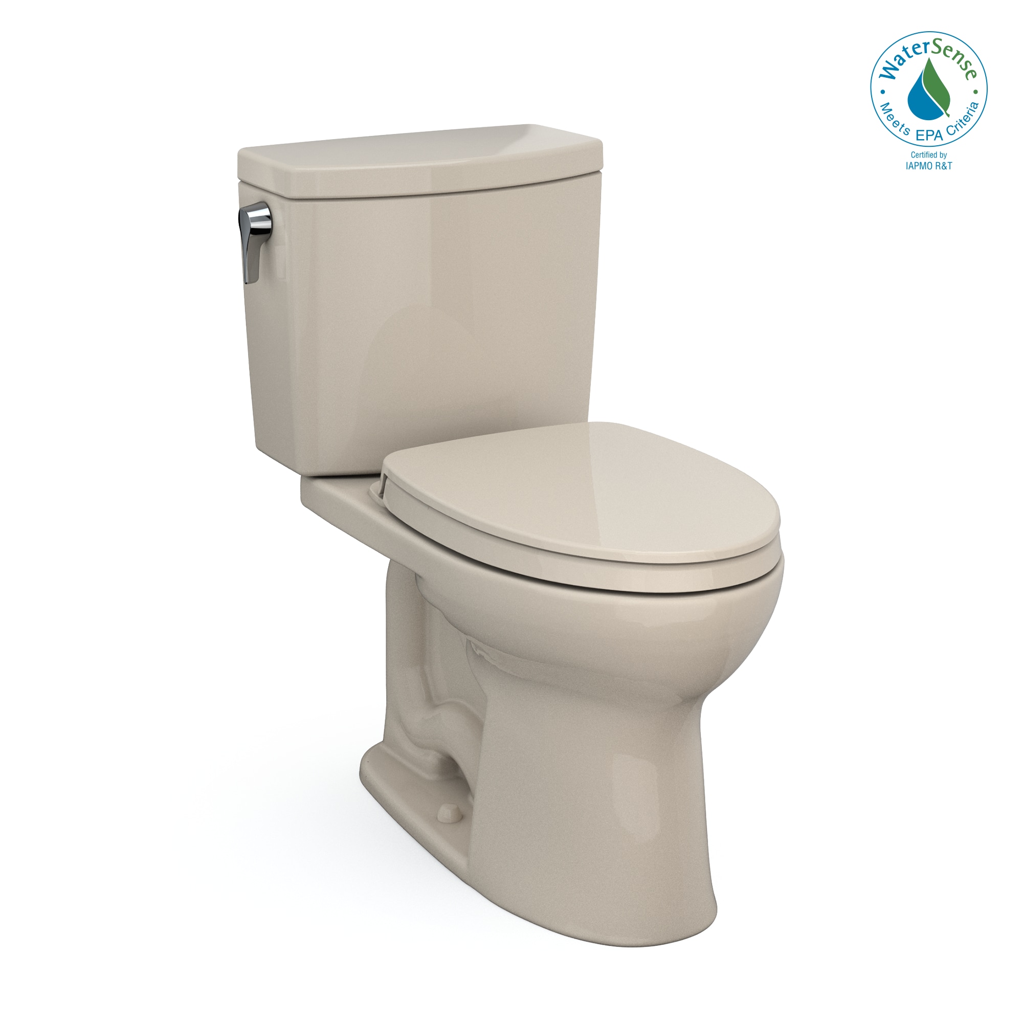 TOTO MS454124CUFG-03 Bone Single Elongated Standard height Soft Close 2-piece Bidet 12-in Rough-In WaterSense Labeled 1.0 GPF