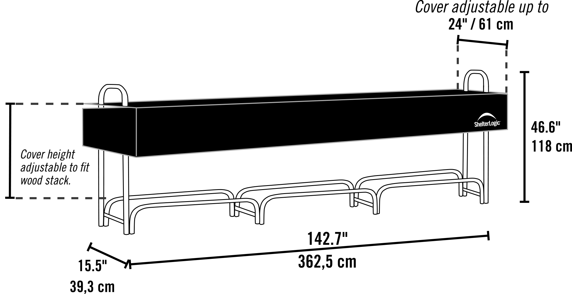 ShelterLogic 90403 Firewood-Storage - View #9