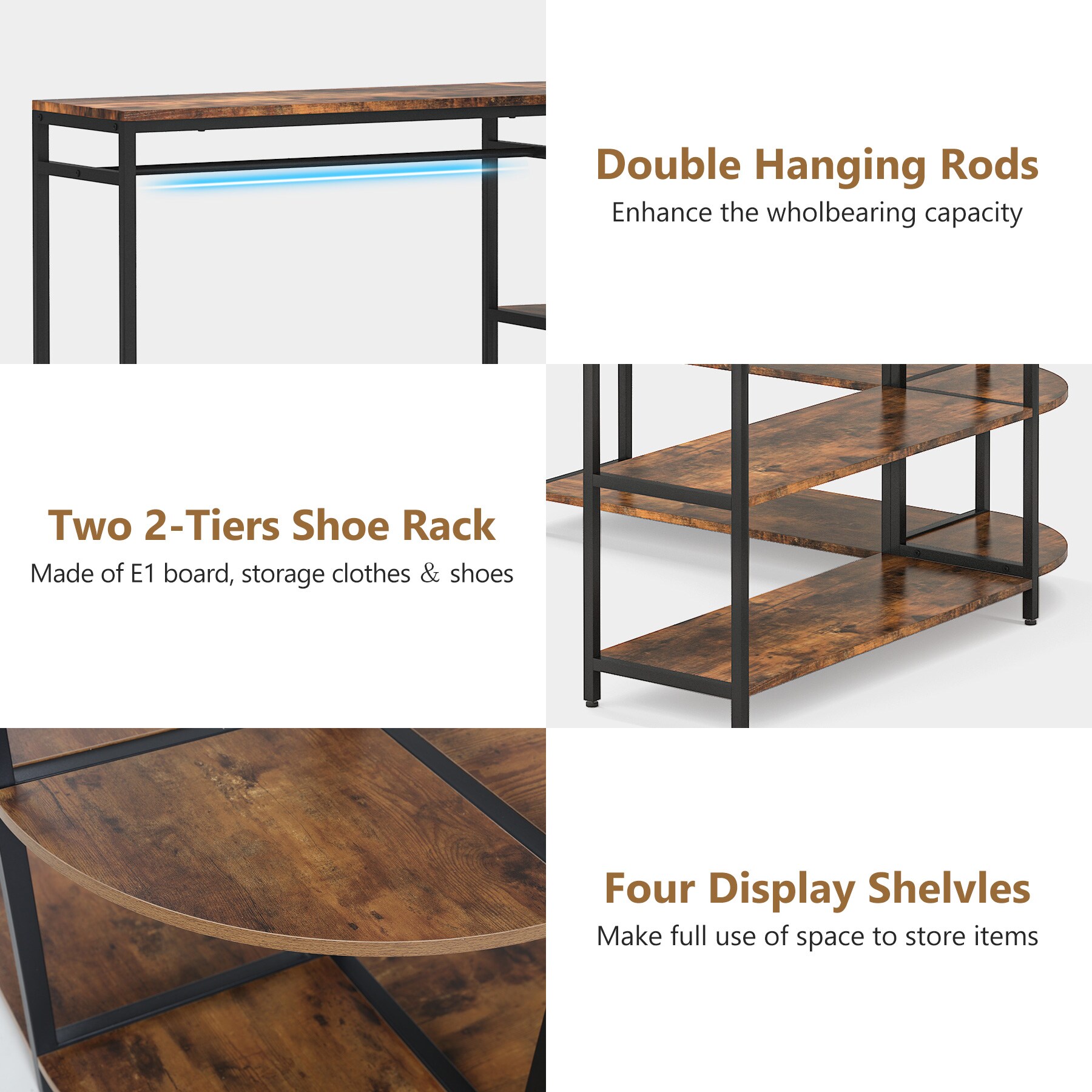Tribesigns HOGA-JW0057 Garment-Racks - View #3