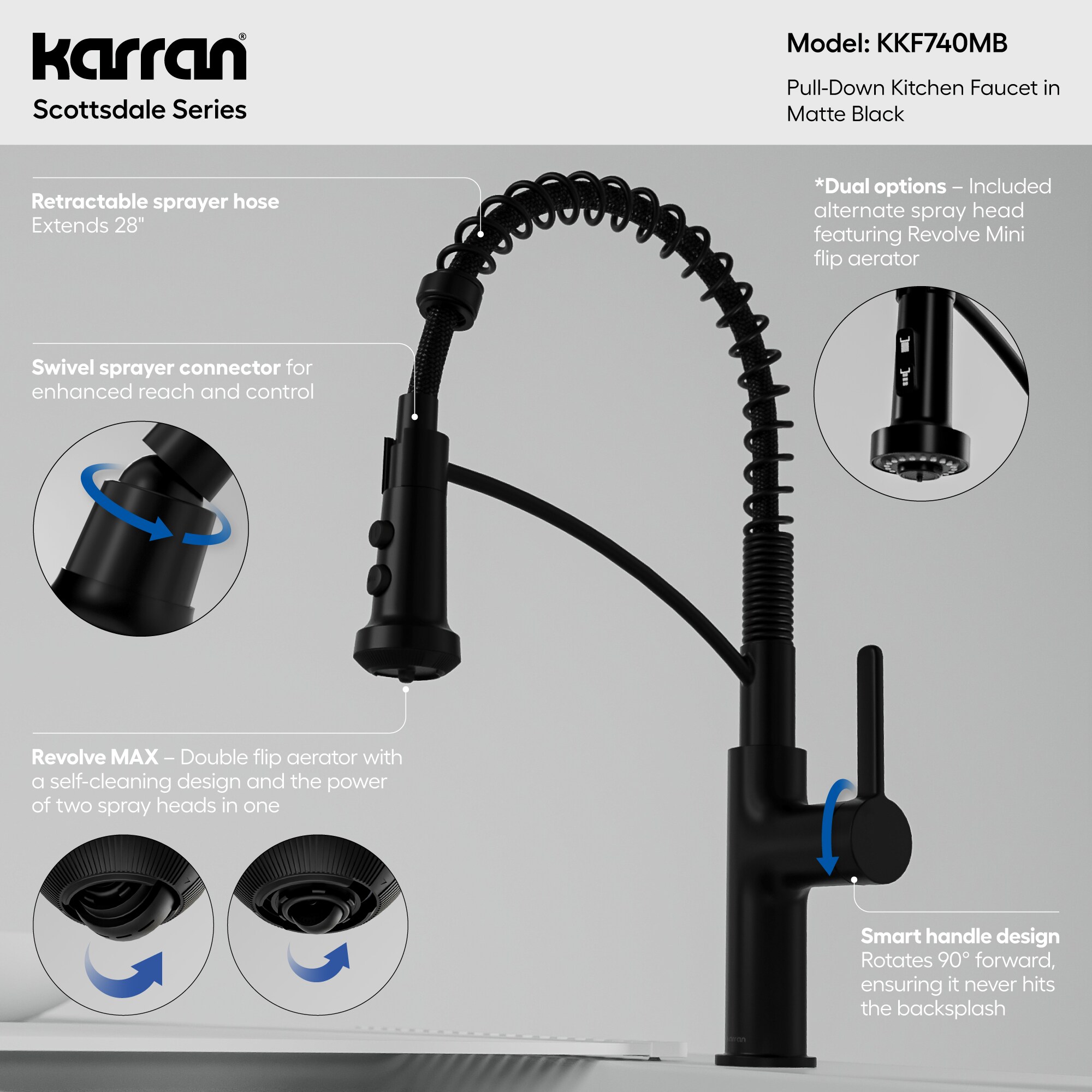Karran KKF740MB Kitchen-Faucets - View #4