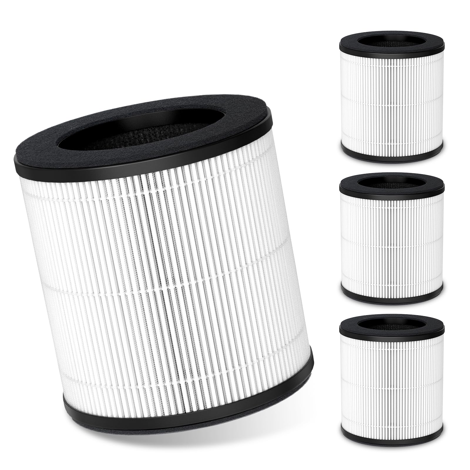 AKSCYZM  4 Pack M05 B-D02L High Efficiency Filter Compatible with B-D02L KOIOS B-D02L and B-D02U Air Purifiers 3 in 1 H13 True high-efficiency