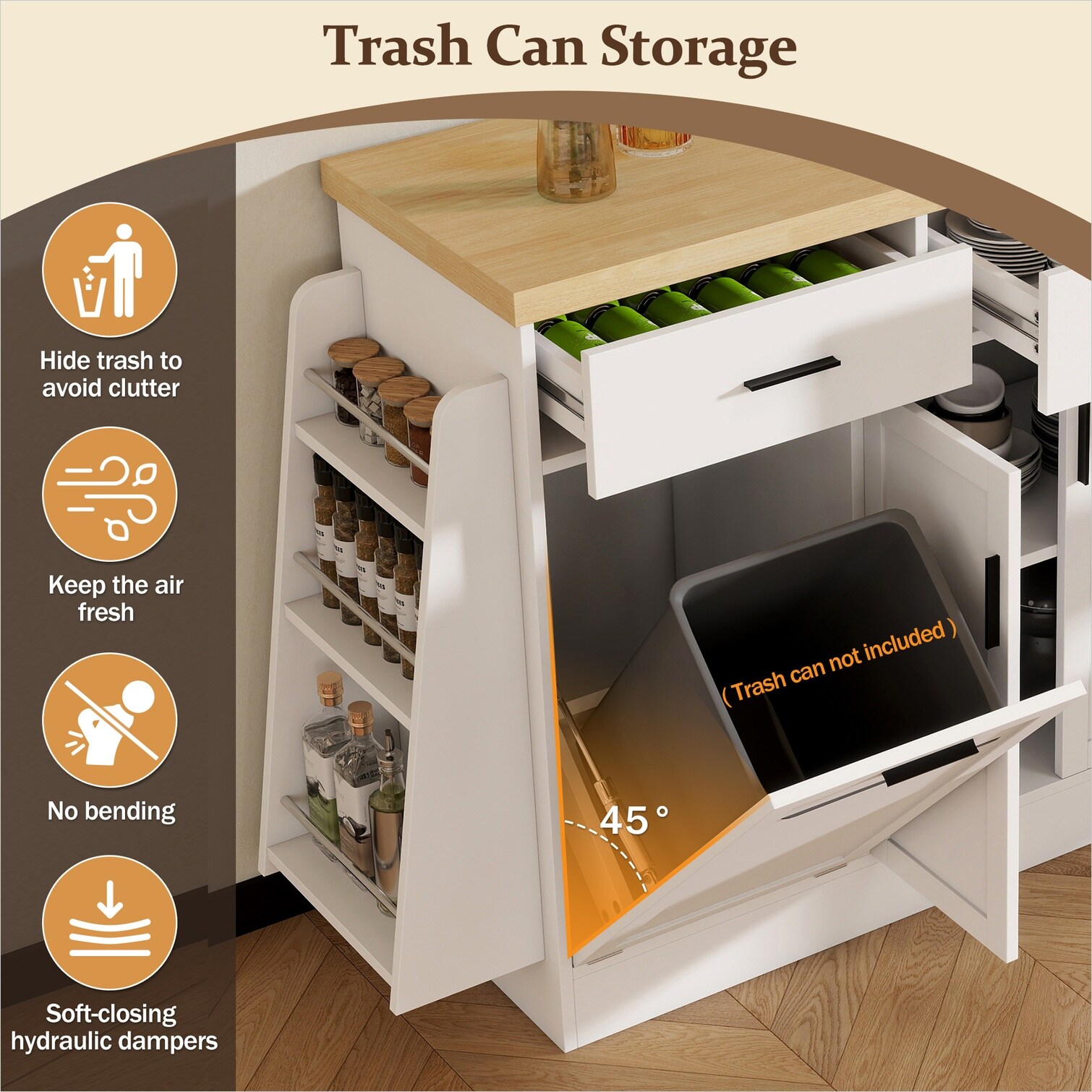 Watnature WMTAX78H41CM Dining-Kitchen-Storarge - View #3