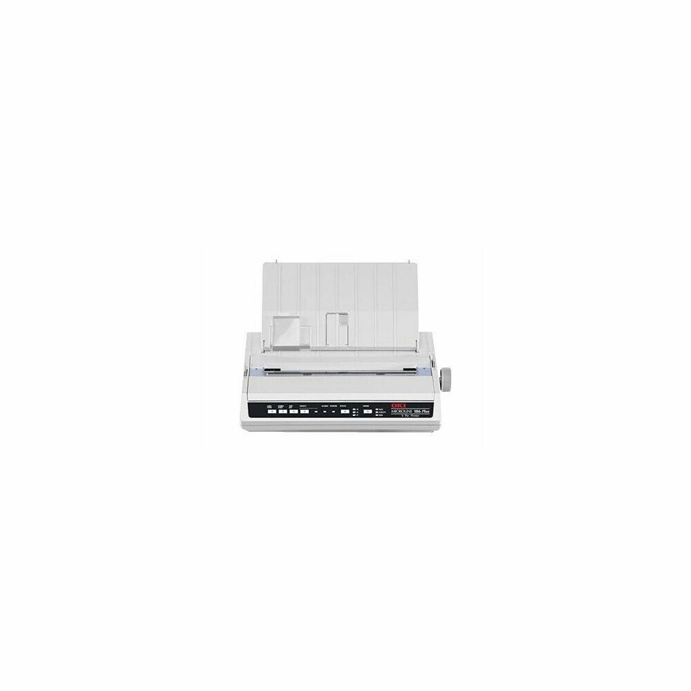 OKI Data SYBA29329 Okidata 62448701 Microline Ml186Plus Black Parallel 120V USB 9 Pin Dot Matrix Printer