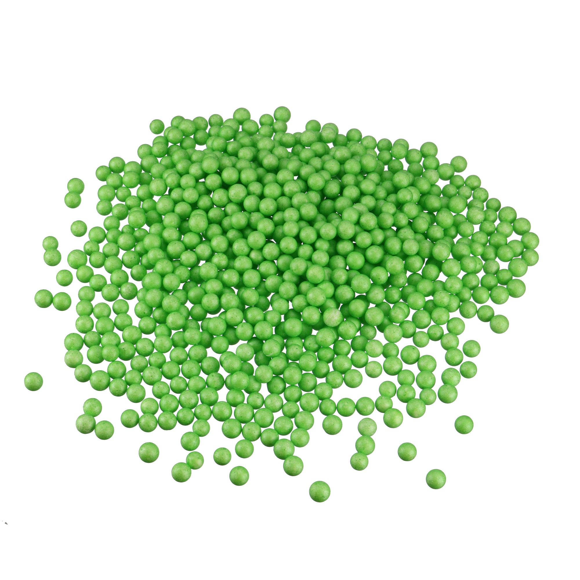 Unique Bargains 1pcs 0.3inch Green Polystyrene Foam Ball Beads Round for the Arts DIY Crafts Party Decorations Fillings of Vase Pillow