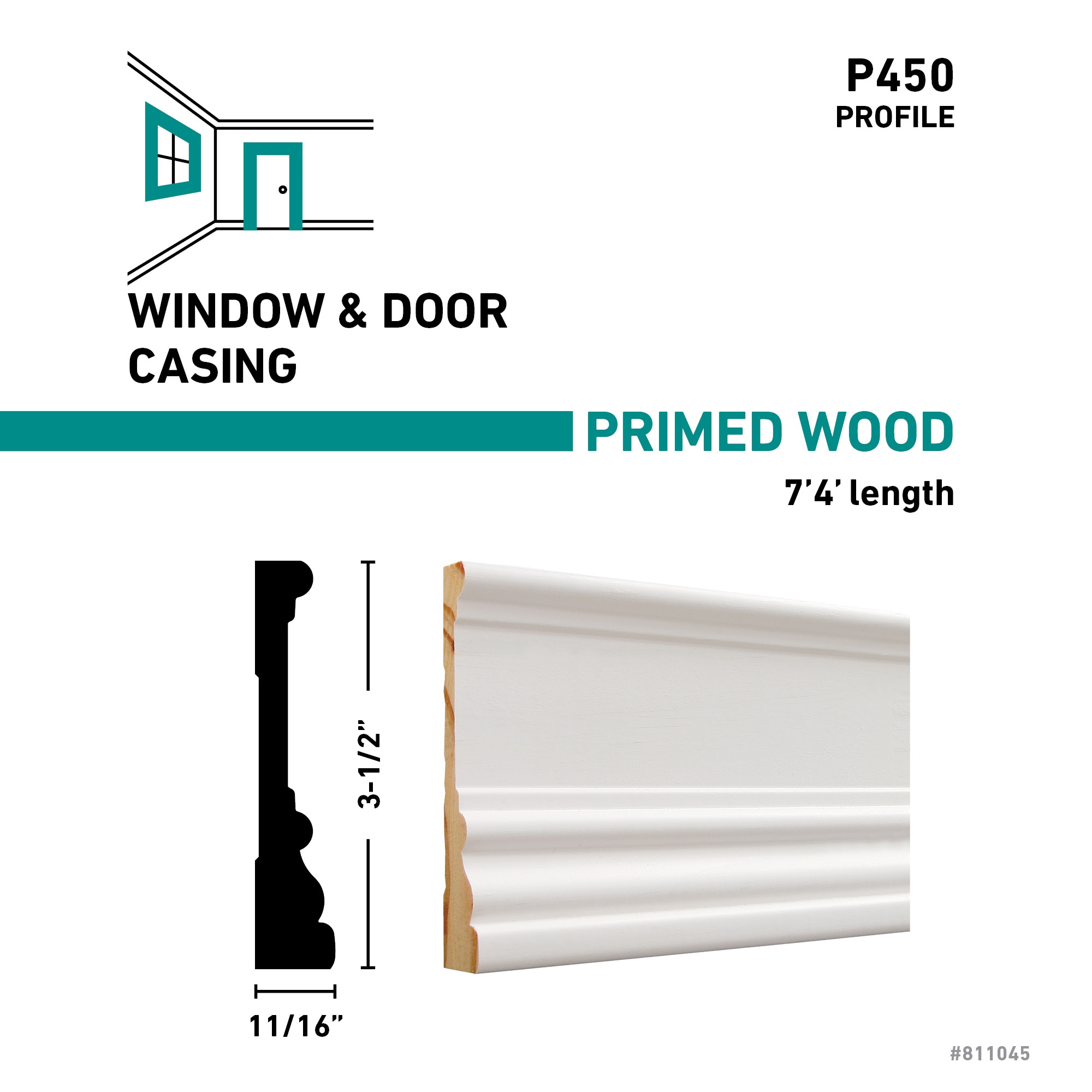 RELIABILT P 450 74 FJPMD Window-Door-Casings - View #2