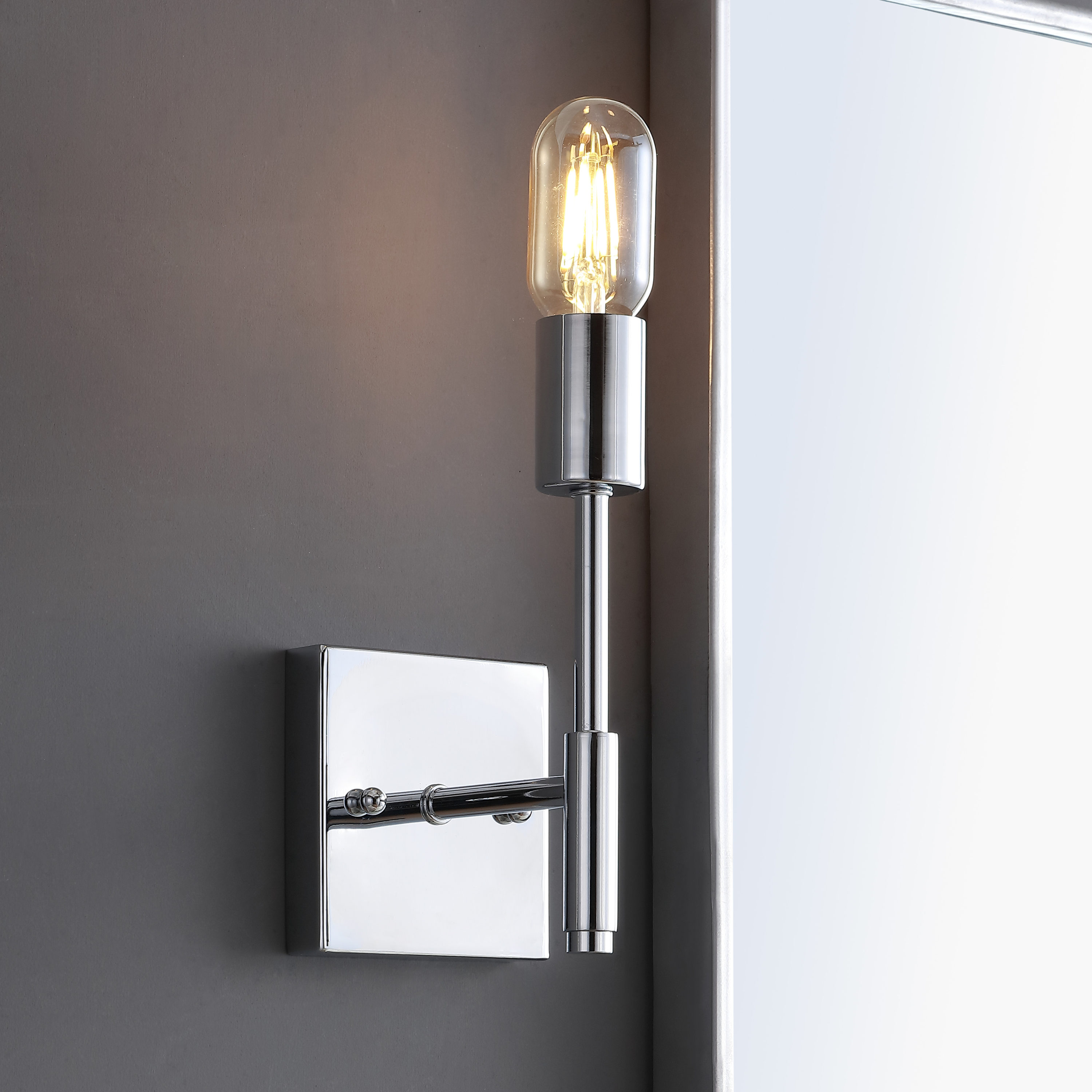 Turing 11.75'' Chrome Polished LED Wall Sconce for Versatile Placement