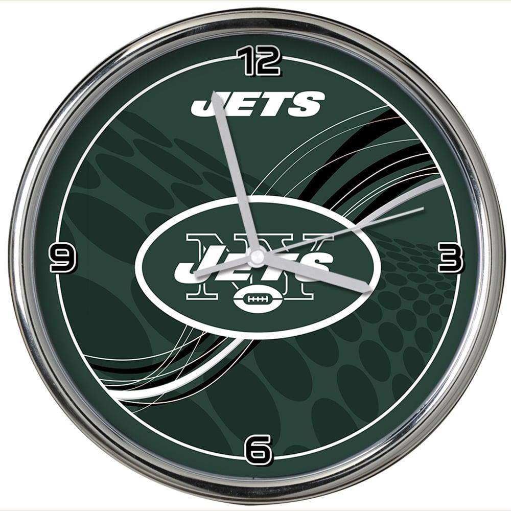 The Memory Company New York Jets NFL Analog Round Wall Classic