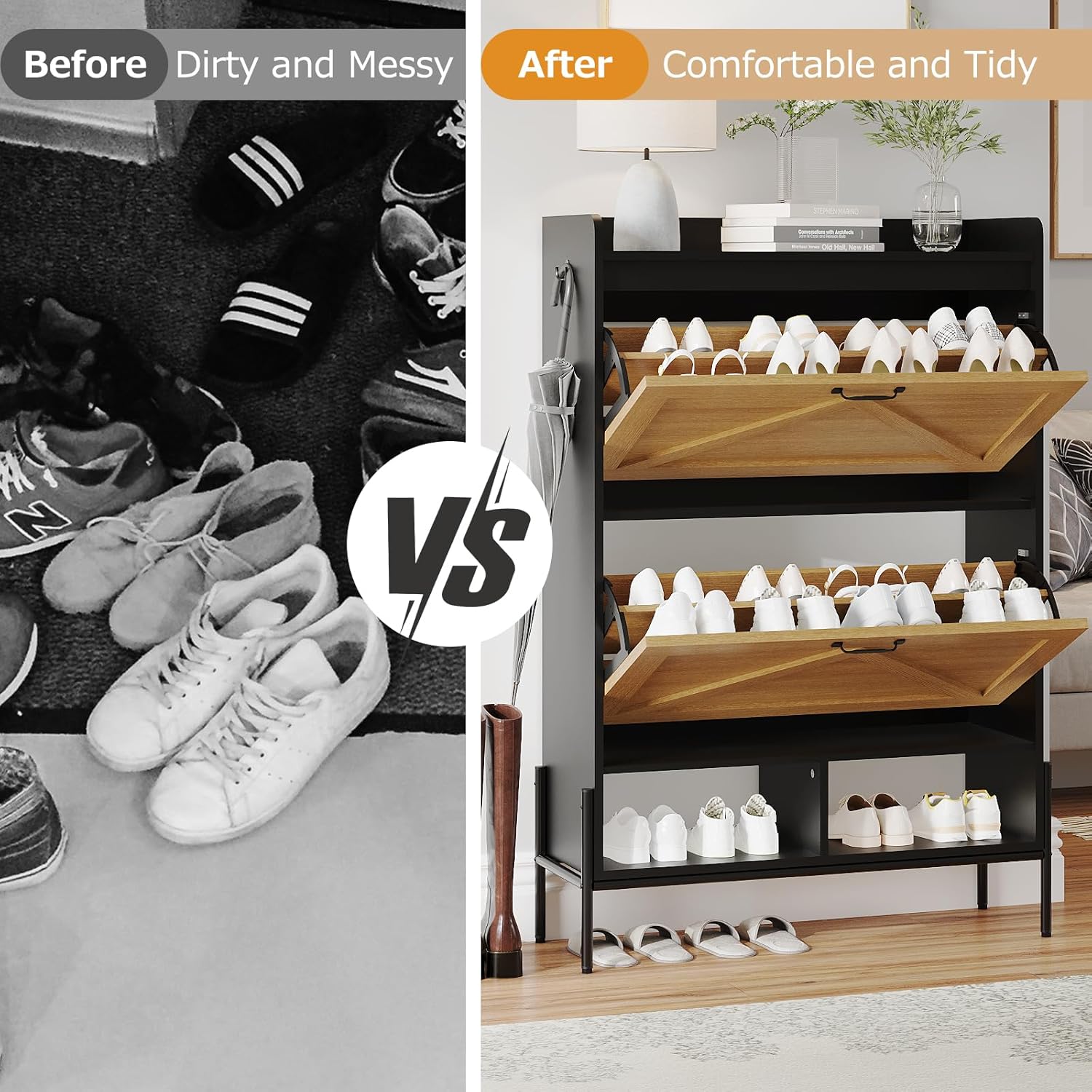 WhizMax DF-PHO-150YIUMV Shoe-Racks - View #3