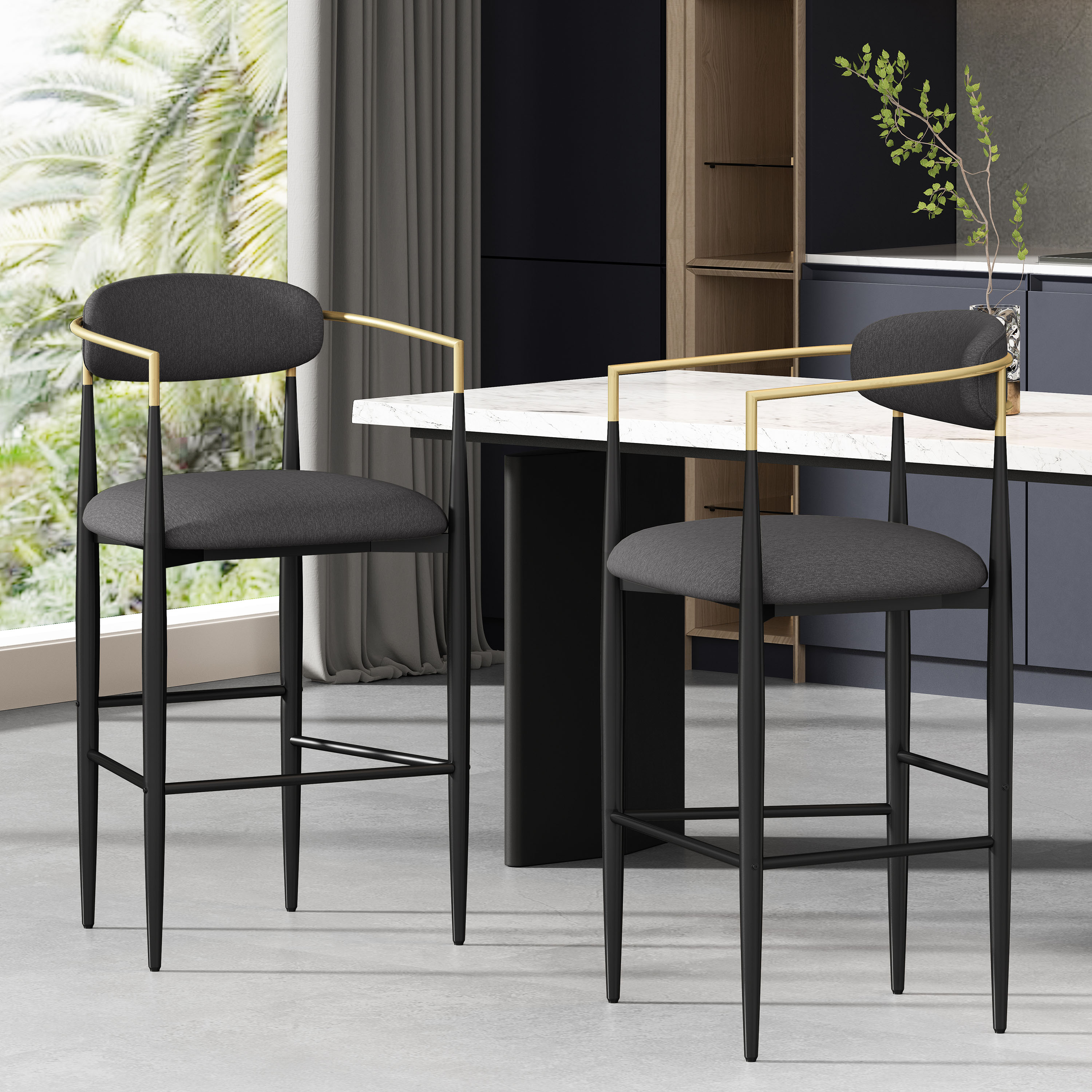 ModernLuxe L3P-N779P248198G Dining-Chairs - View #2