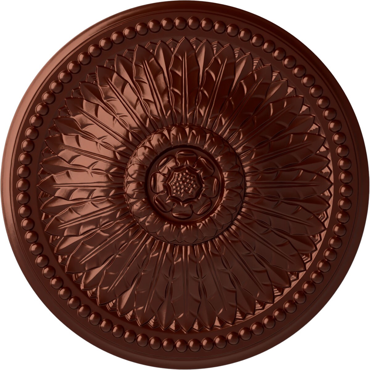 Ekena Millwork CM29SPACS Springtime 29.375-in W x 29.375-in L Antique Copper Polyurethane Ceiling Medallion