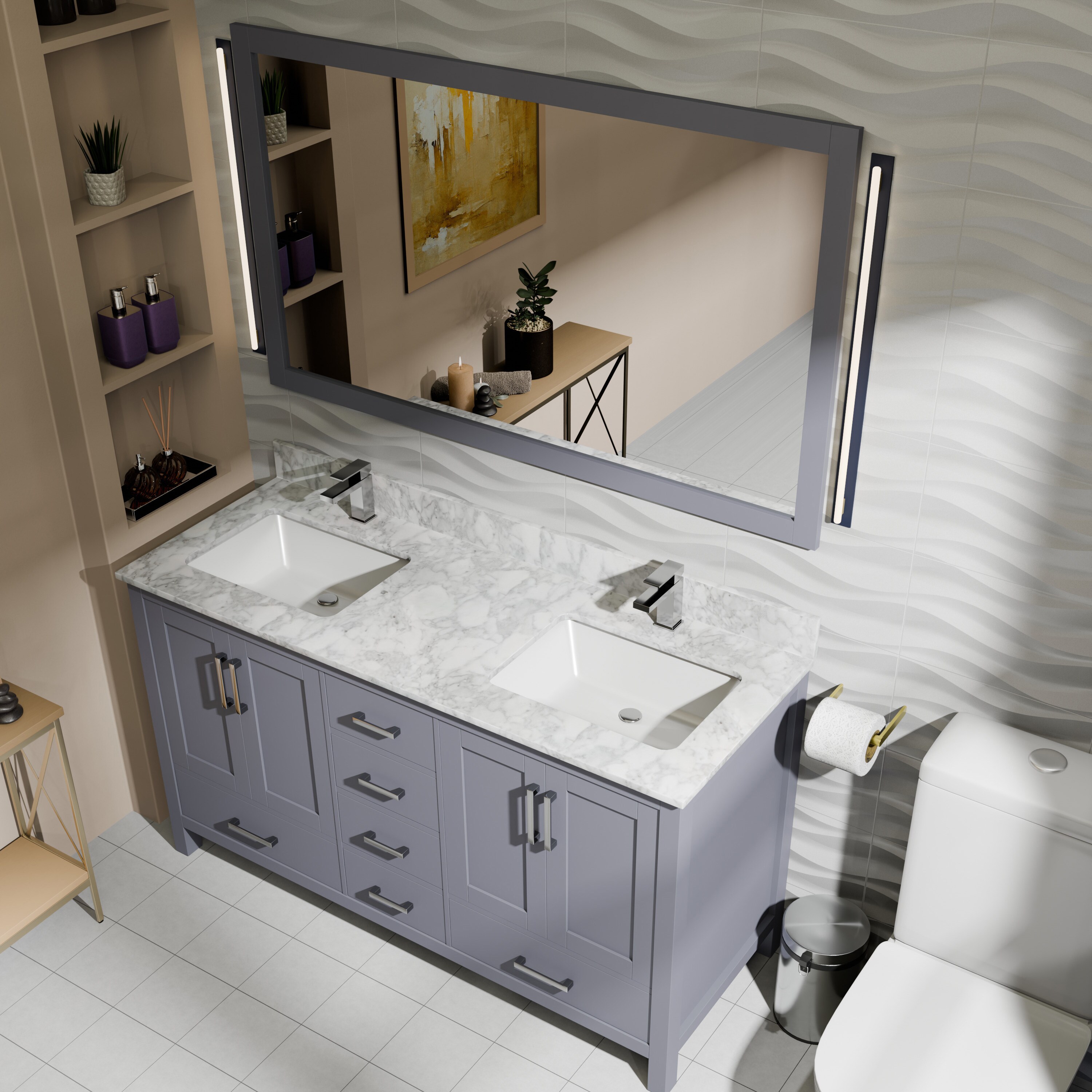 Lexora LJ342260DB00M58 vanities - View #7