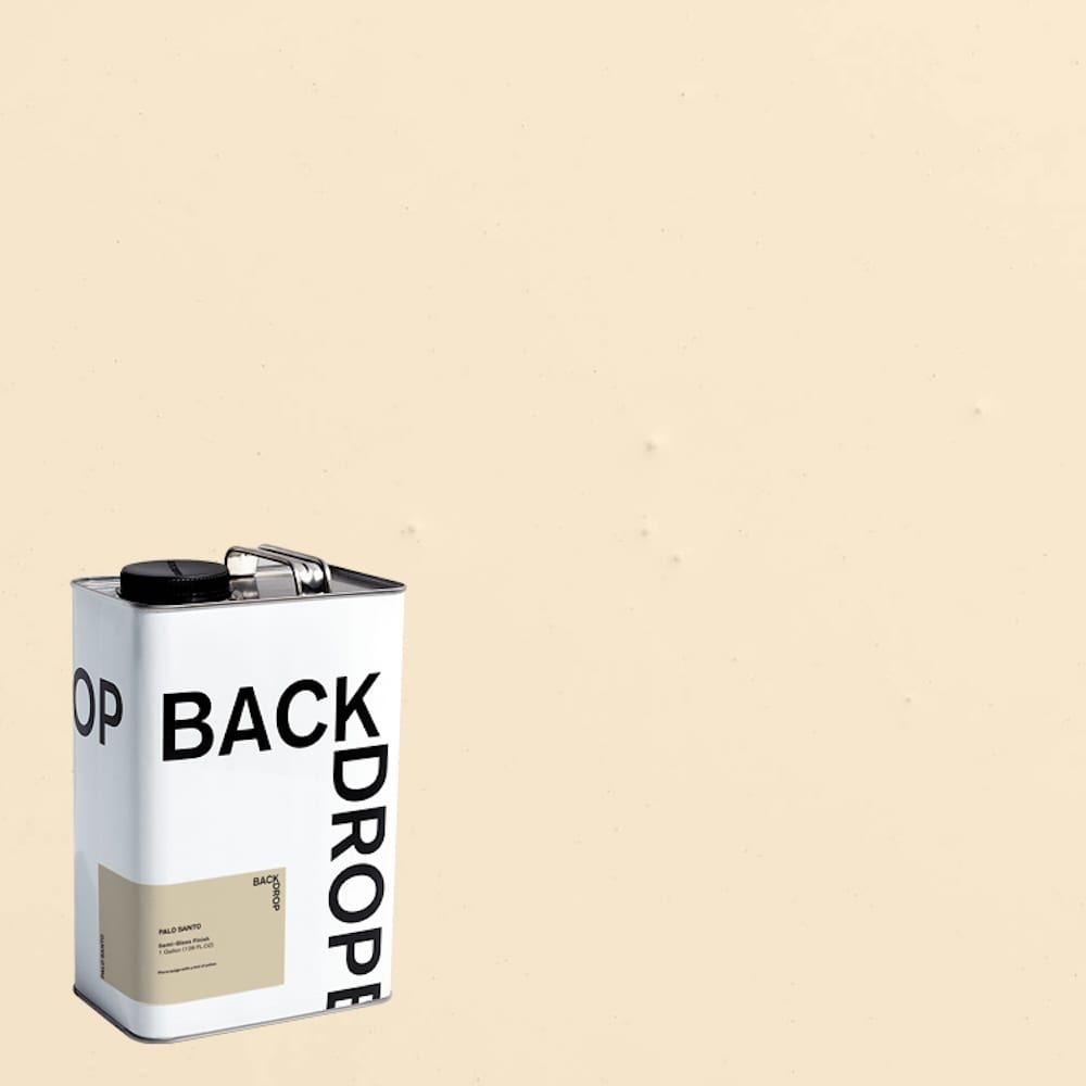 BACKDROP BD255301301 Semi-gloss PALO SANTO Earthy yellow-beige Enamel ( 1-gallon )
