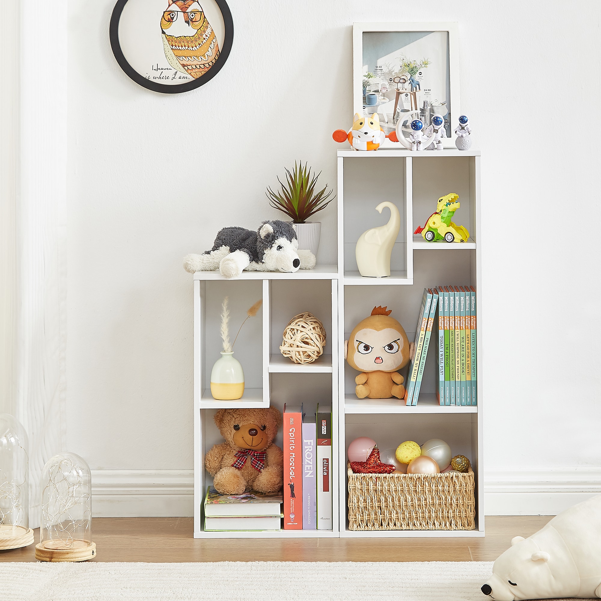 Vecelo LOE-B06-WHT bookcases - View #10