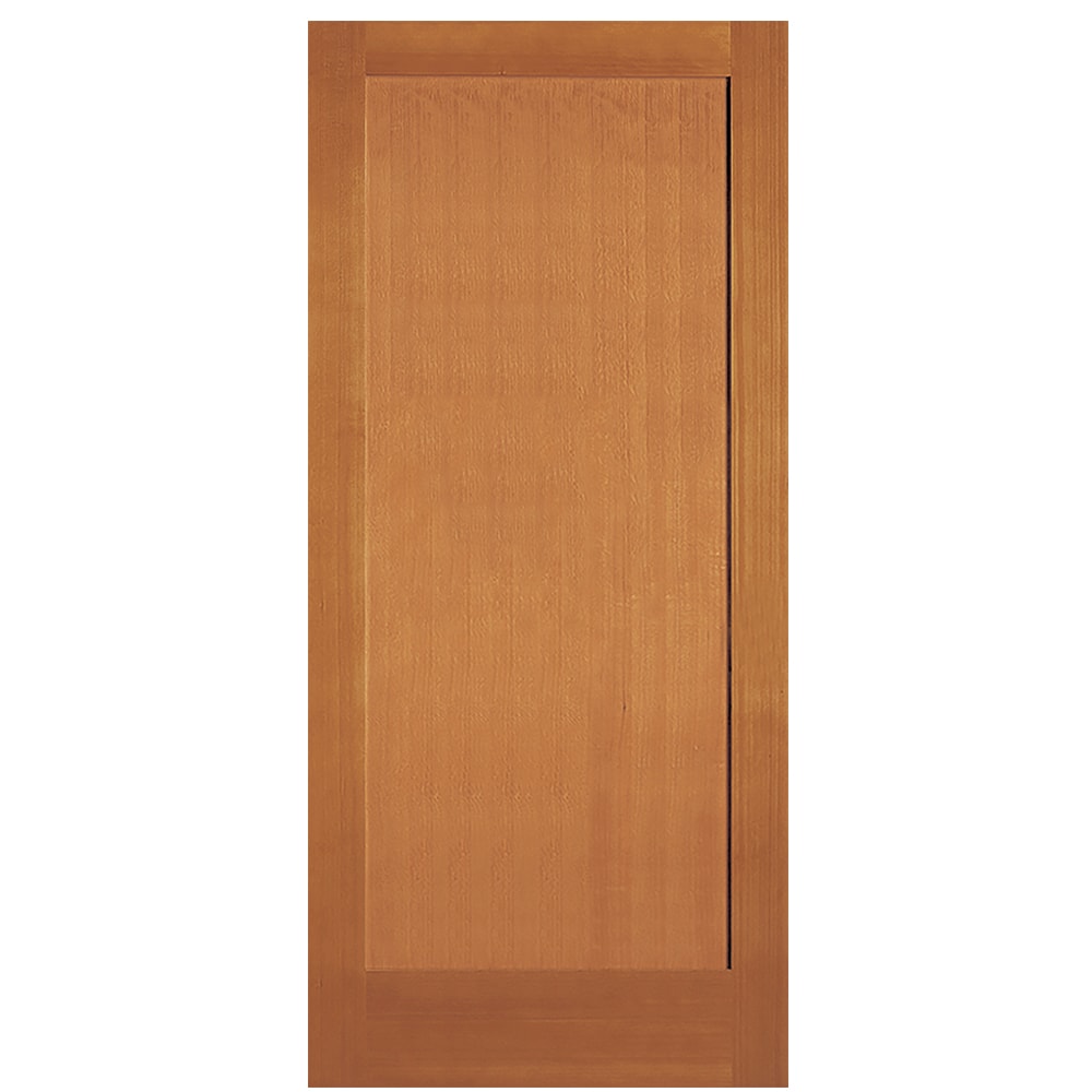 RELIABILT 6 Panel Fir 32-in x 80-in Natural 6-panel Solid Core Unfinished  Fir Wood Slab Door in the Slab Doors department at