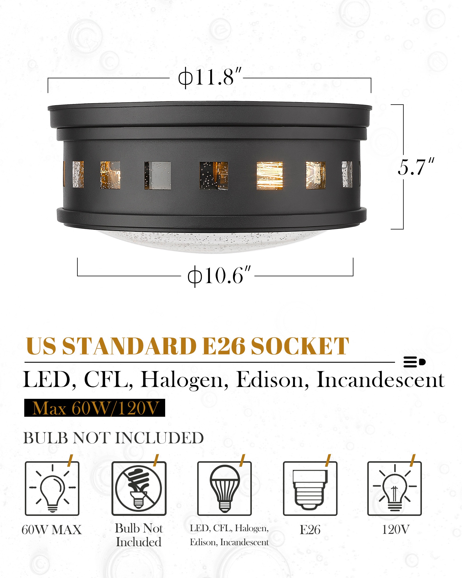 LTMATE LS5HZG51-F BK flushmounts - View #4