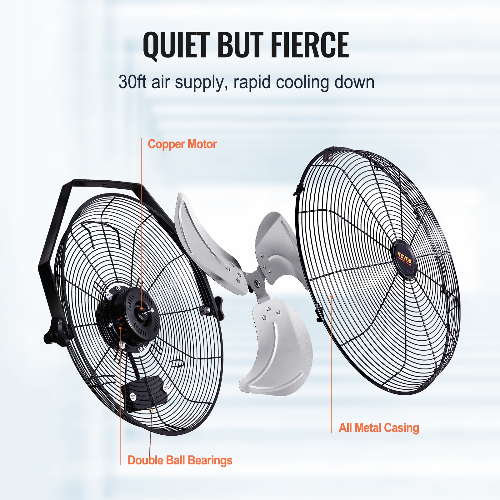 VEVOR GYBGSFS2JT18WLZBTV1 Wall-Mounted-Fans - View #8