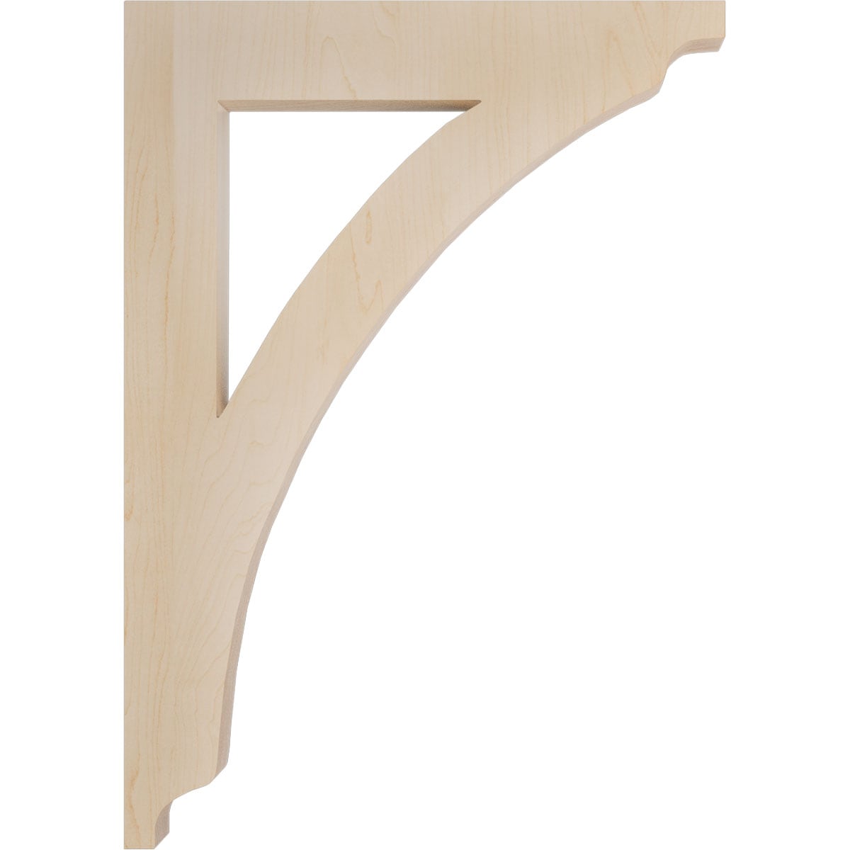 Ekena Millwork BKTW01X08X12THMA Exterior-Brackets-Braces - View #3