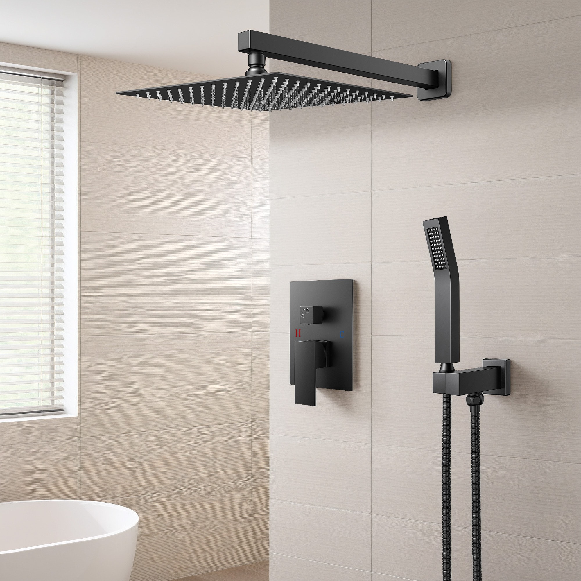 androme AD2010B12 Showerhead-Bar-Panels - View #3