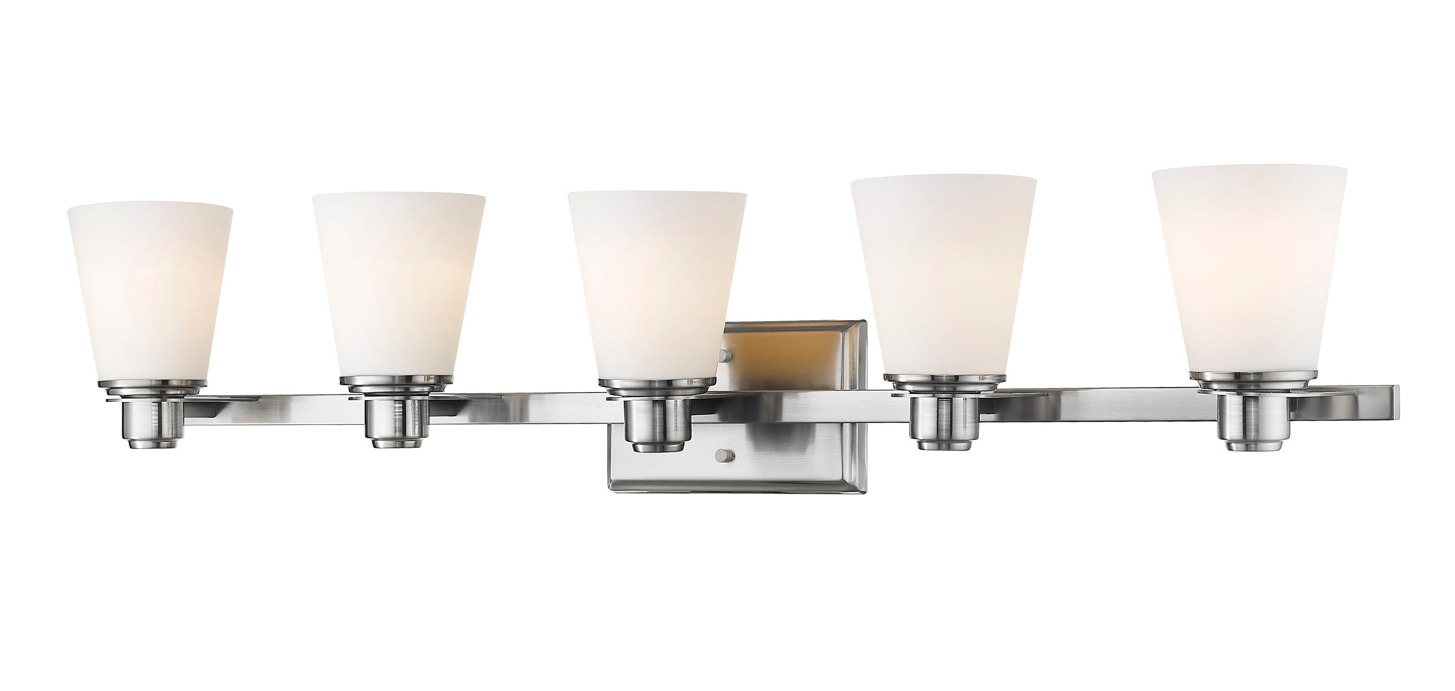 Z-Lite 7001-5V-BN Kayla 30.5-in 5-Light Brushed Nickel Transitional Vanity Light