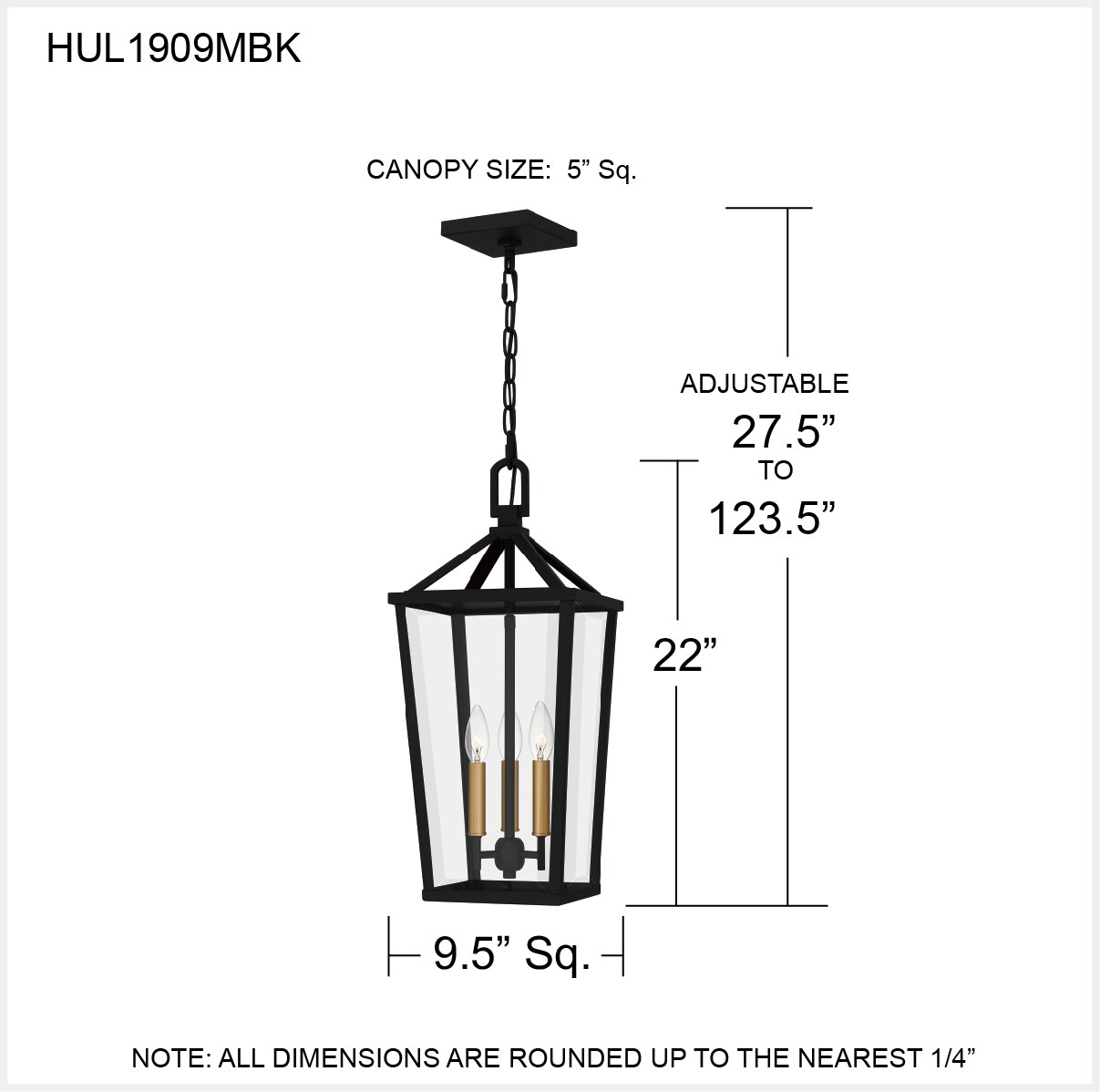 Quoizel HUL1909MBK Pendant-Lights - View #5