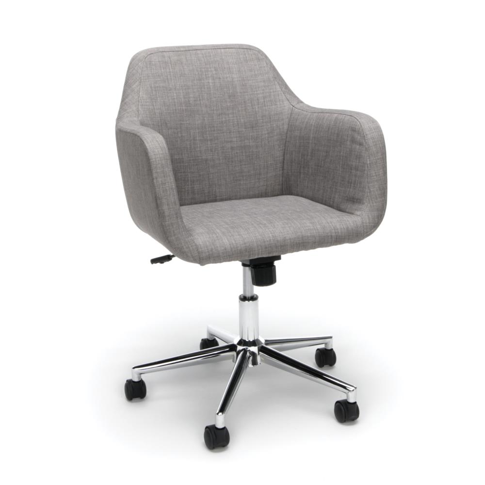 grey rolly chair