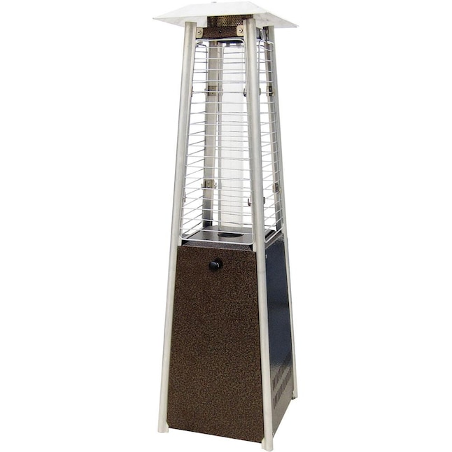 Hanover 9500 Btu Hammered Bronze Steel Tabletop Liquid Propane Patio Heater In The Gas Heaters Department At Com - Pyramid Propane Patio Heater Canada